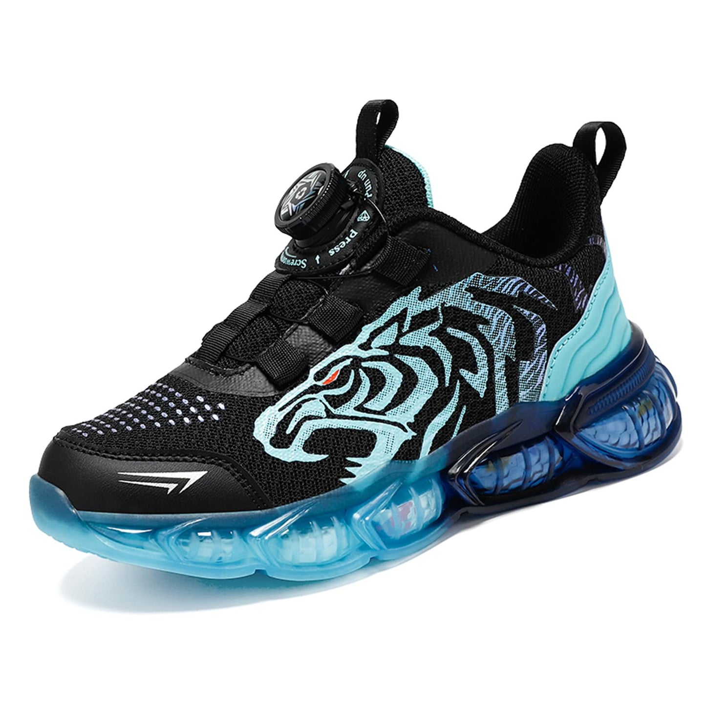 Kinder Sneaker Laufschuhe Mode Jungen Sportschuhe Tigermotiv Turnschuhe Bequem Atmungsaktiv Leicht Outdoor Sport Freizeit Schuhe Joggingschuhe Größe 28-39