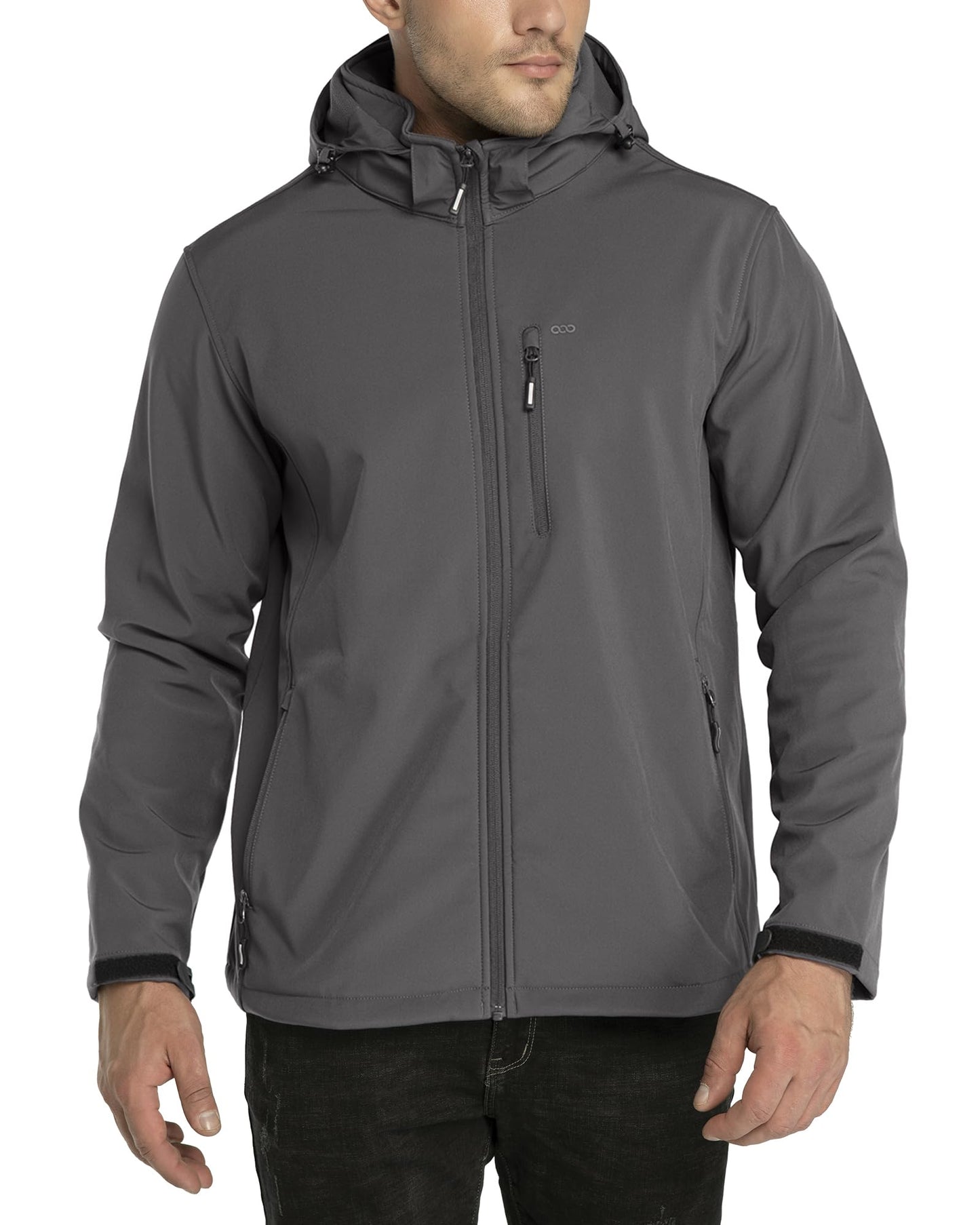 33,000ft Softshelljacke für Herren Wasserdicht Winterjacke Winddicht Warme Fleece Gefüttert Windbreaker Funktionsjacke Outdoorjacke für Wandern Fahrrad Camping