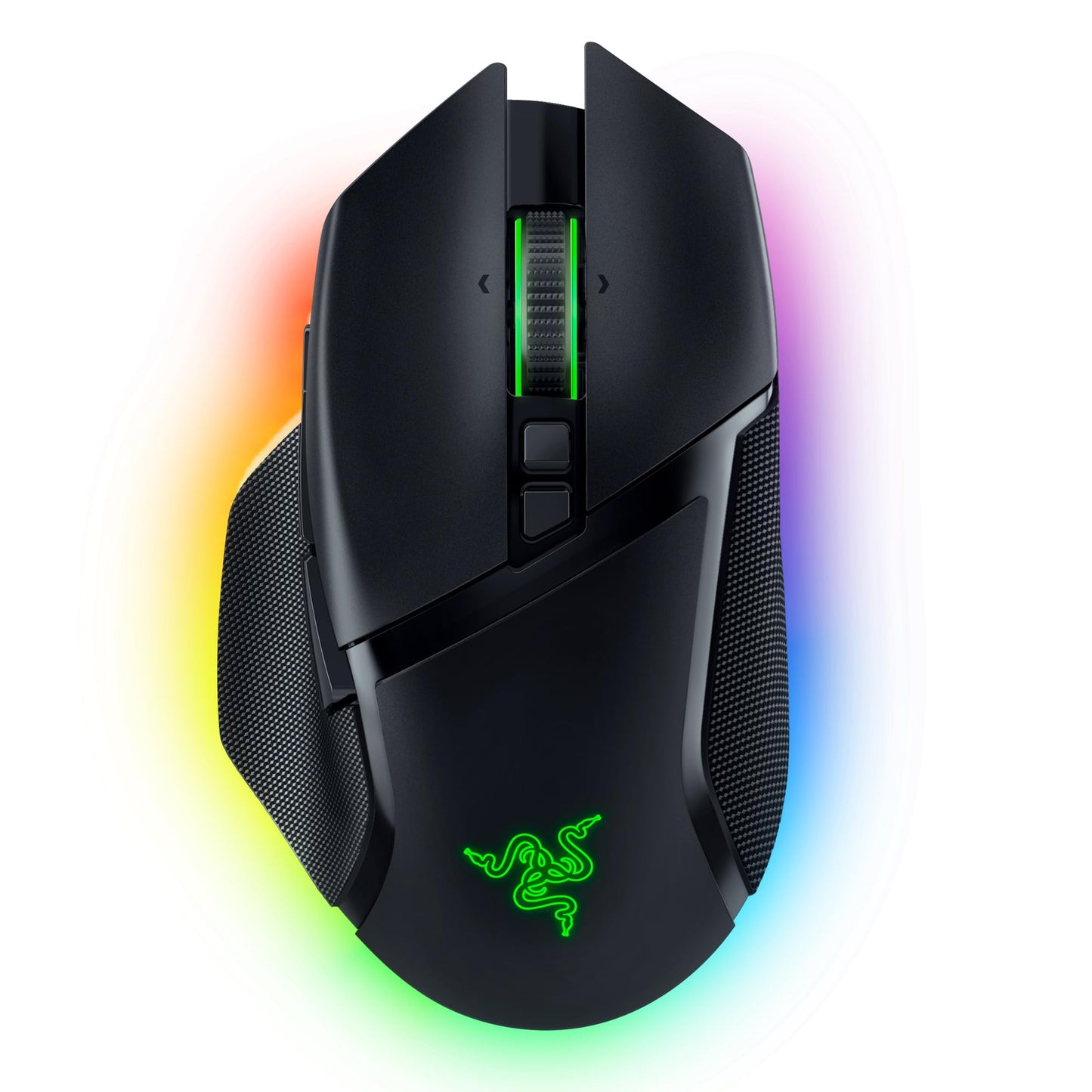Razer Basilisk V3 - Kabelgebundene, anpassbare Gaming Maus mit Chroma RGB für PC/Mac (10+1 programmierbare Tasten, neigbares HyperScroll Mausrad, ergonomisches Design) Schwarz