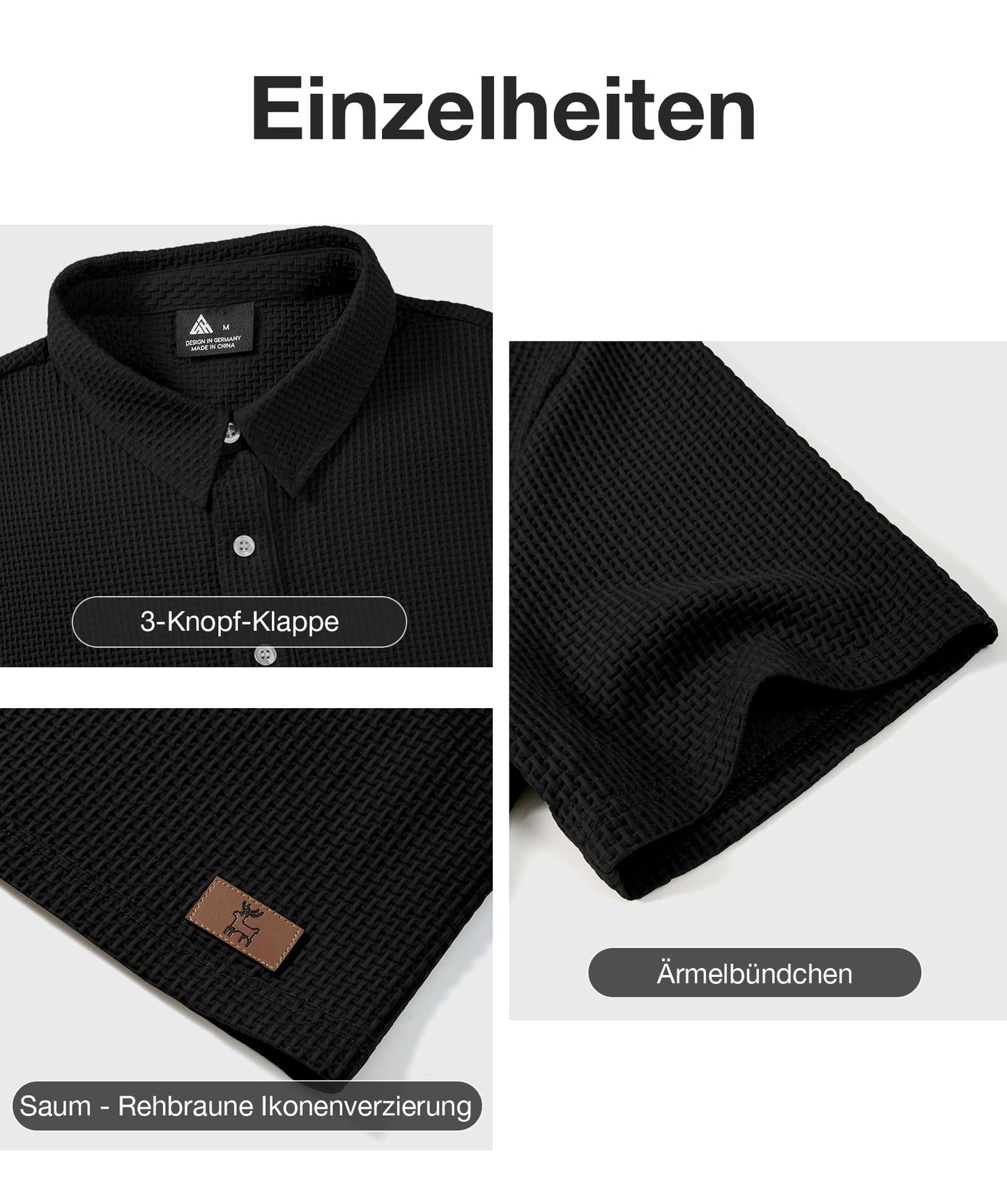 SwissWell Poloshirt Herren Kurzarm Golf Tennis Polo Shirts Männer Sommer Polohemd Atmungsaktiv T-Shirt für Herren