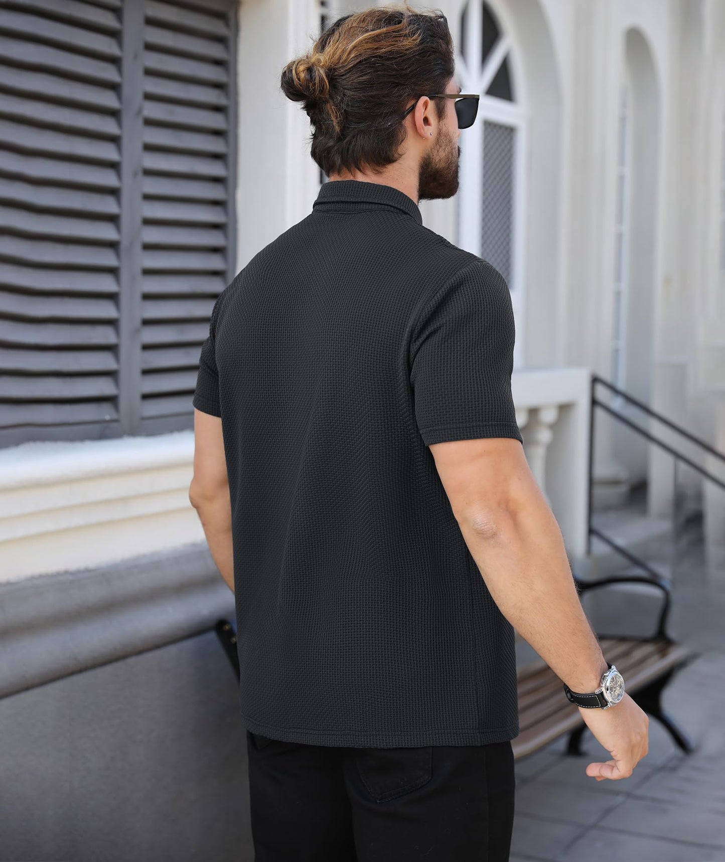 SwissWell Poloshirt Herren Kurzarm Golf Tennis Polo Shirts Männer Sommer Polohemd Atmungsaktiv T-Shirt für Herren