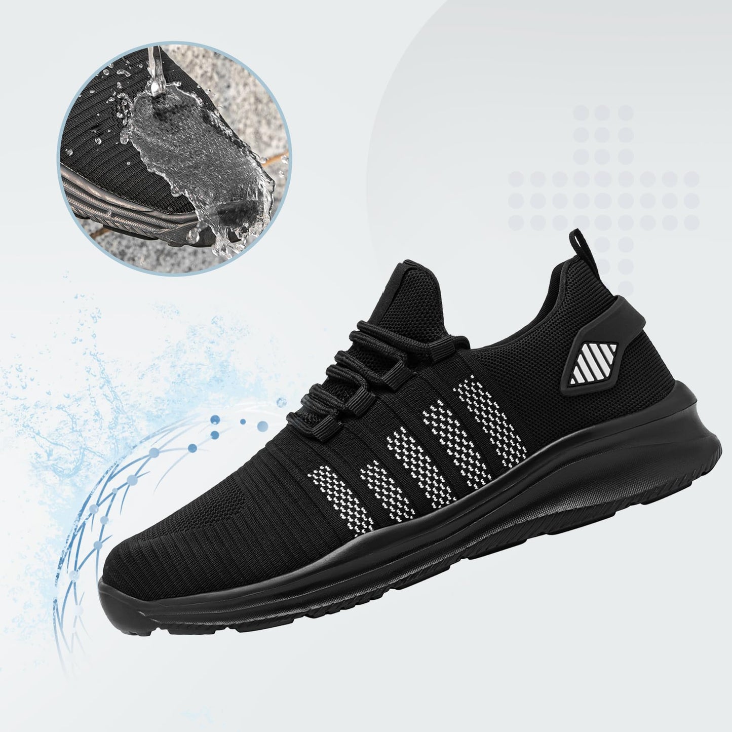 FLOWING PLUME Wasserdicht Laufschuhe Damen Sportschuhe Leicht Turnschuhe Running Schuhe Walkingschuhe Joggingschuhe Fitness Sneaker