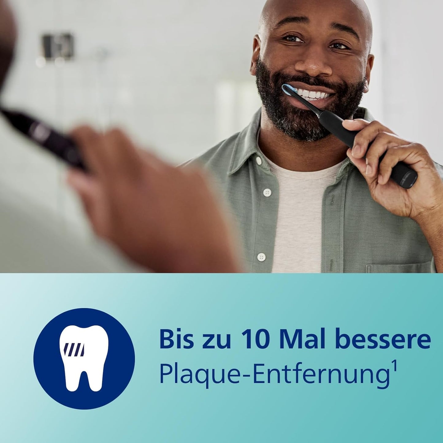Philips Sonicare DiamondClean 9000 elektrische Zahnbürste, Doppelpack,Zahnbürste mit Schalltechnologie inklusive App, Drucksensor,4 Putzmodi,3 Intensitätsstufen, schwarz und roségold, Modell HX9914/61