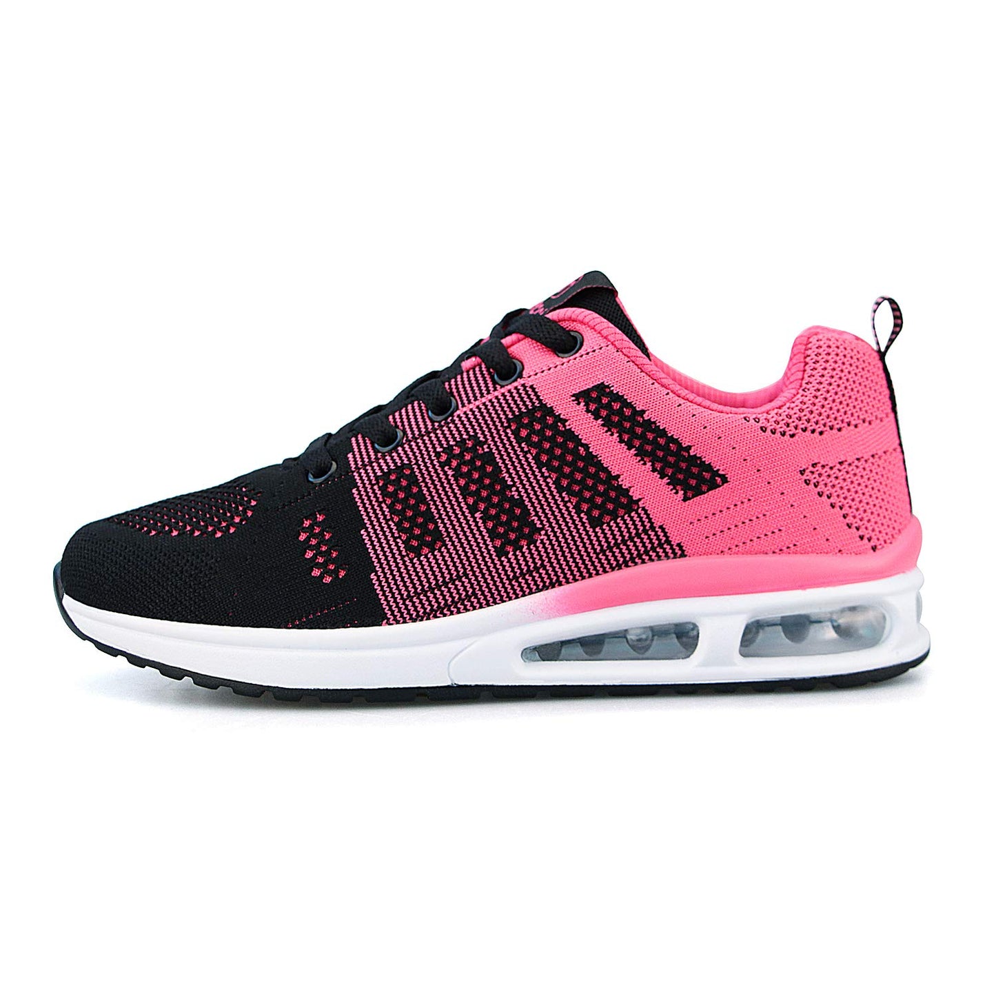 ANBIWANGLUO Damen Turnschuhe Sportliche Laufschuhe Schnürschuhe Atmungsaktive Outdoor Cross Trainer zum Joggen