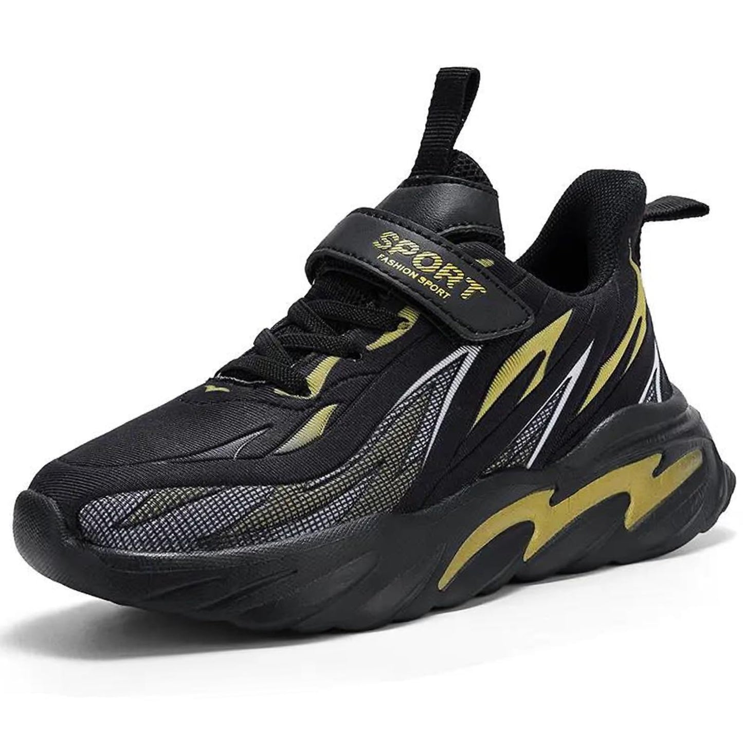 Qvxkd Turnschuhe Mädchen Schuhe turanschuhe Jungen Hallenschuhe Junge Sportschuhe Kinder Mesh Atmungsaktiv Kinderschuhe Outdoor Laufschuhe Sneaker Klettverschluss Wanderschuhe 28EU-39EU