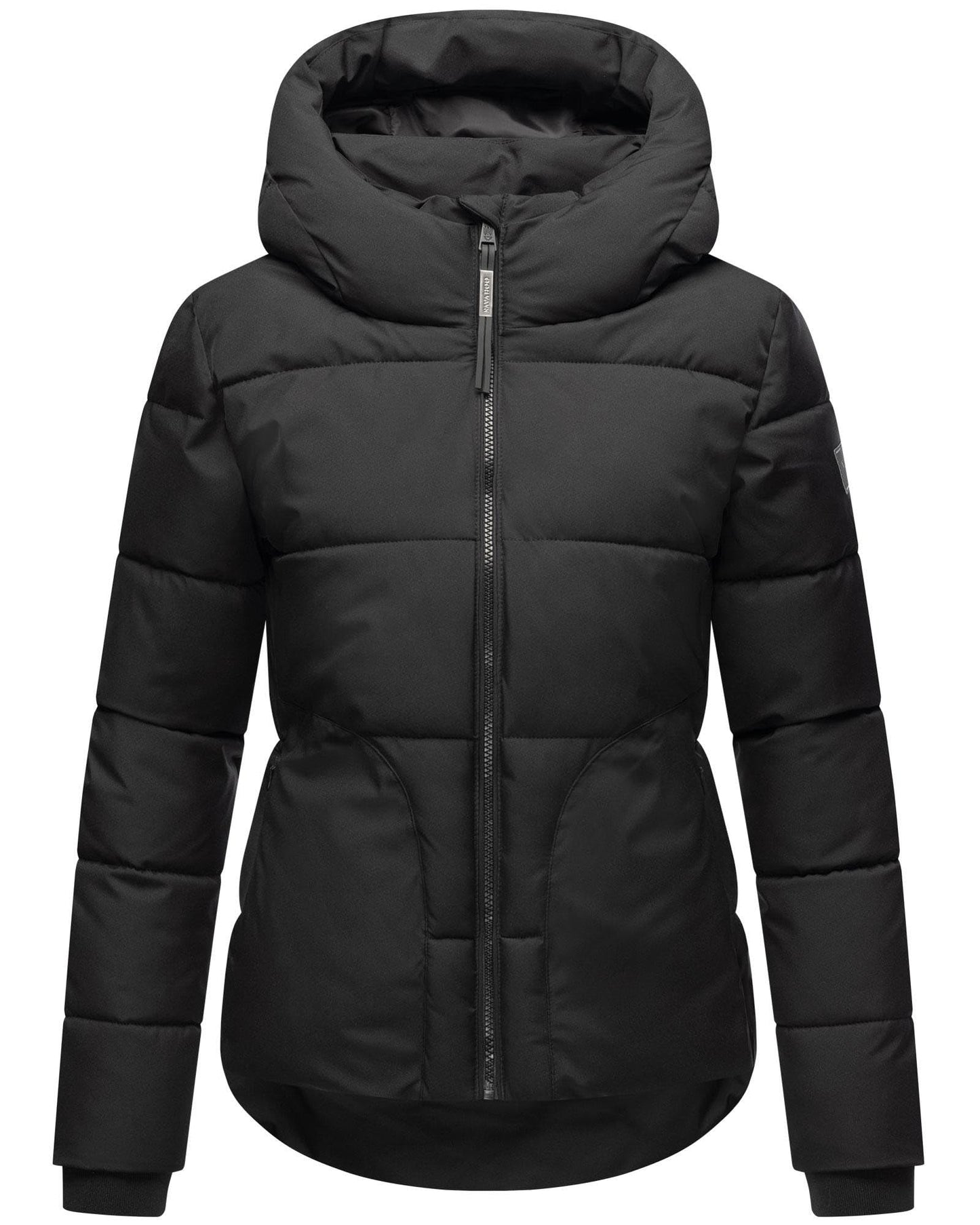 Navahoo Damen Winterjacke (XS-XXL) - Wasserabweisend, hochstehender und gefütterter Kragen, große Kapuze, Steppjacke, Warme Jacke Frauen - N004