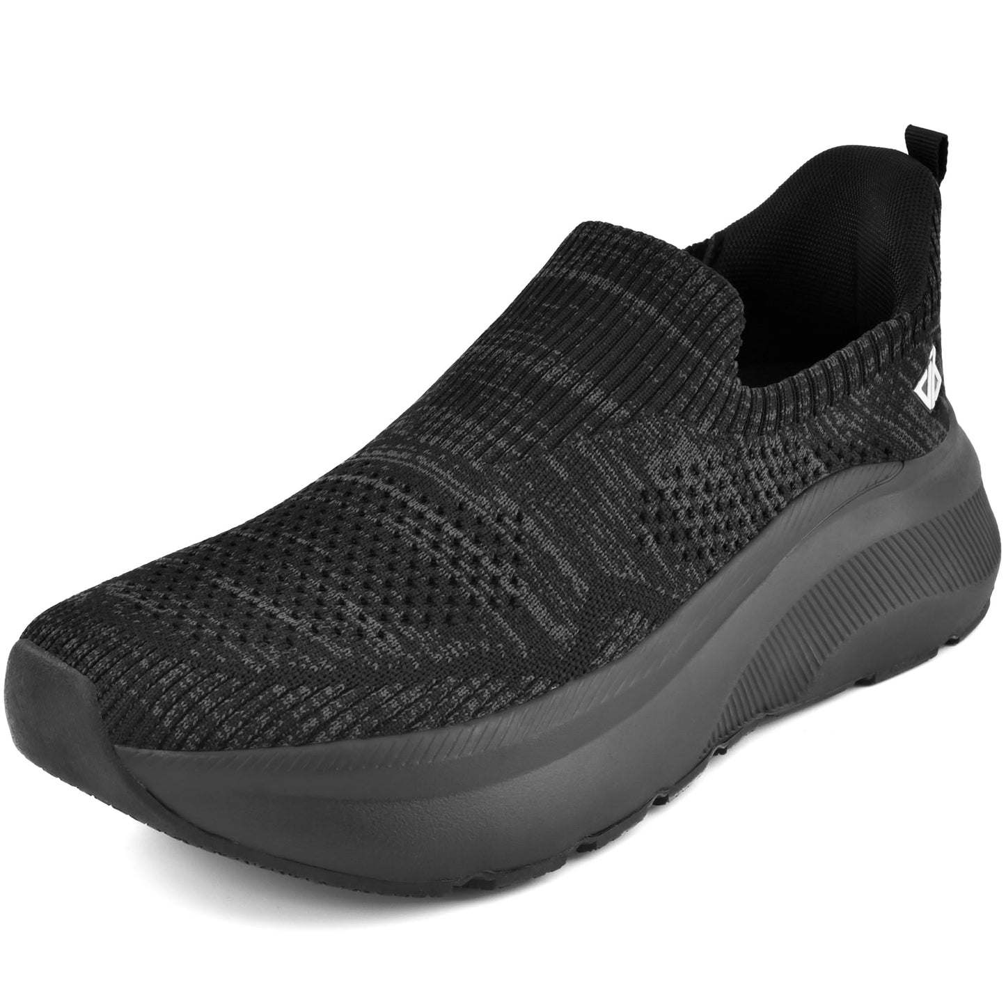 JACKSHIBO Hände frei Slip in Damen Schuhe Slip on Sneakers Fußbogenstütze Orthopädische Schuhe Memory Foam Walkingschuhe Mit Weite Zehenbox Nullabsatz Sohlen