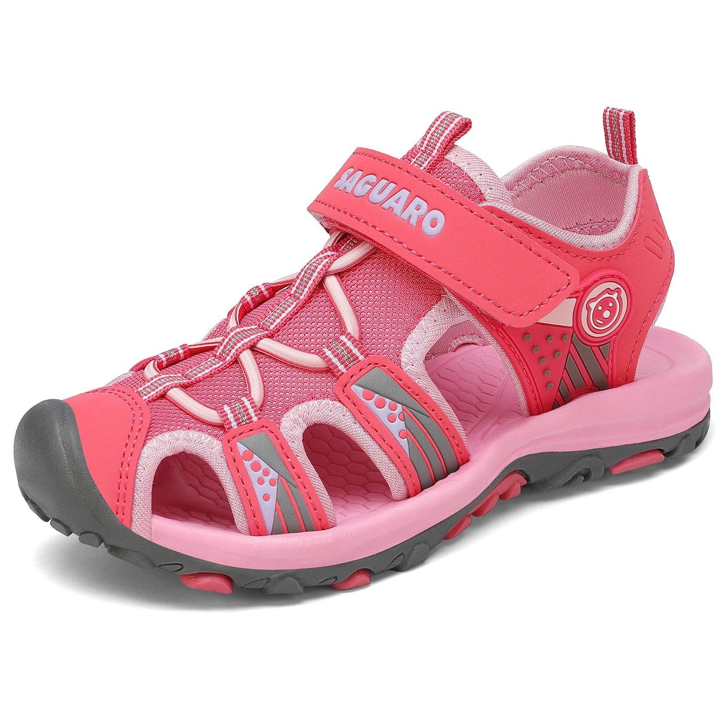 SAGUARO Geschlossene Sandalen Kinder Trekking Wandern Sommer Outdoor Schuhe Atmungsaktiv