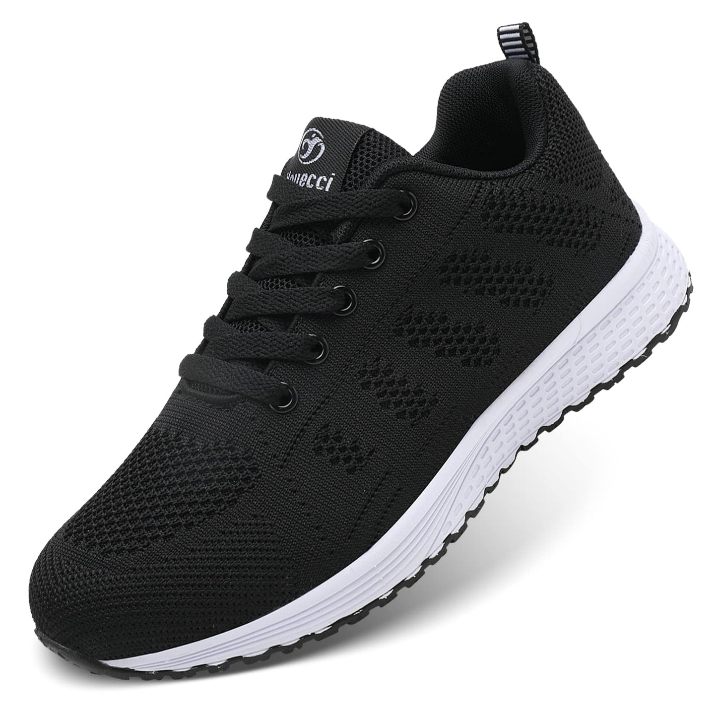 ANBIWANGLUO Damen Turnschuhe Sportliche Laufschuhe Schnürschuhe Atmungsaktive Outdoor Cross Trainer zum Joggen