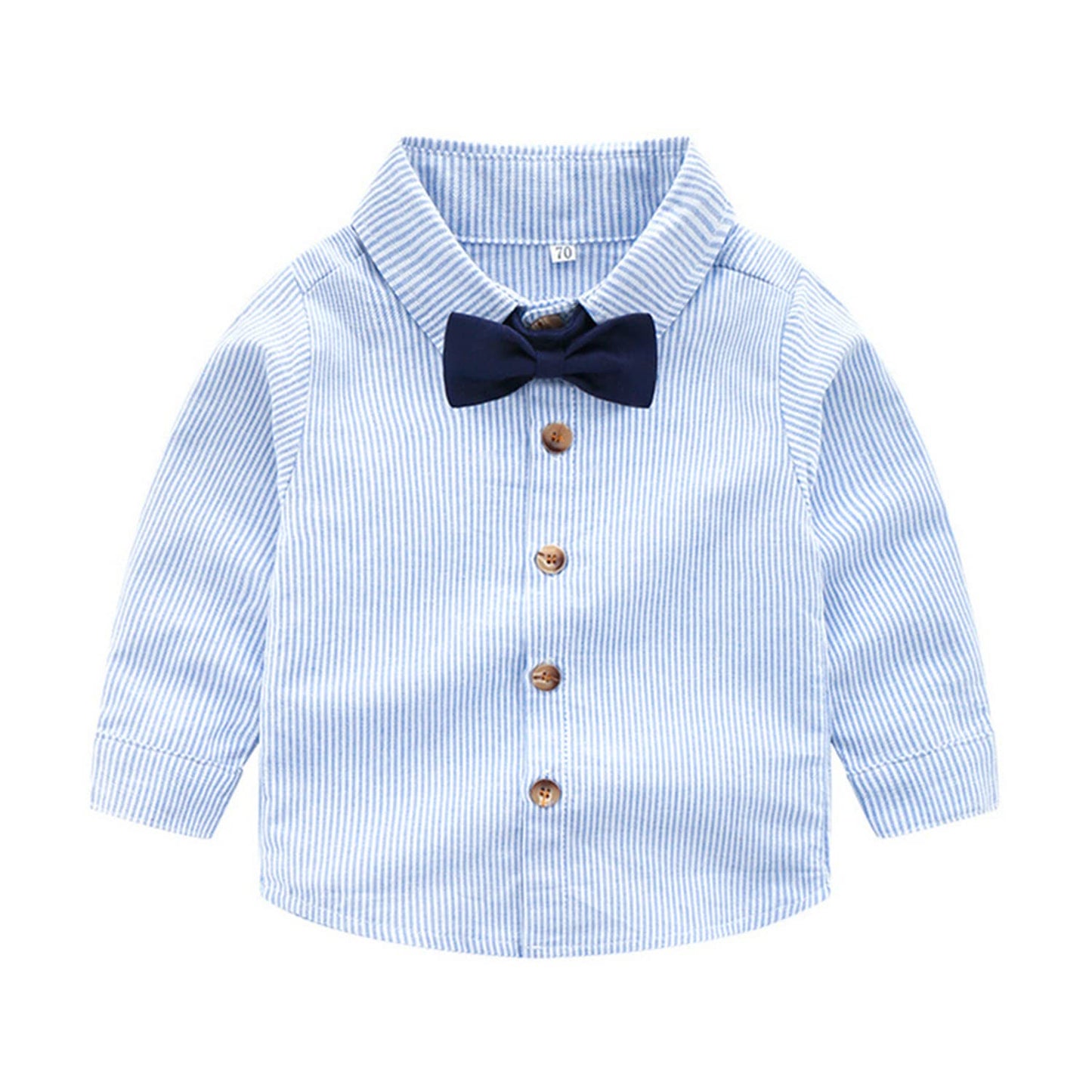 Volunboy Baby Jungen Anzug Set Bekleidung Hemd mit Fliege + Hosenträger Hosen Strampler Anzug