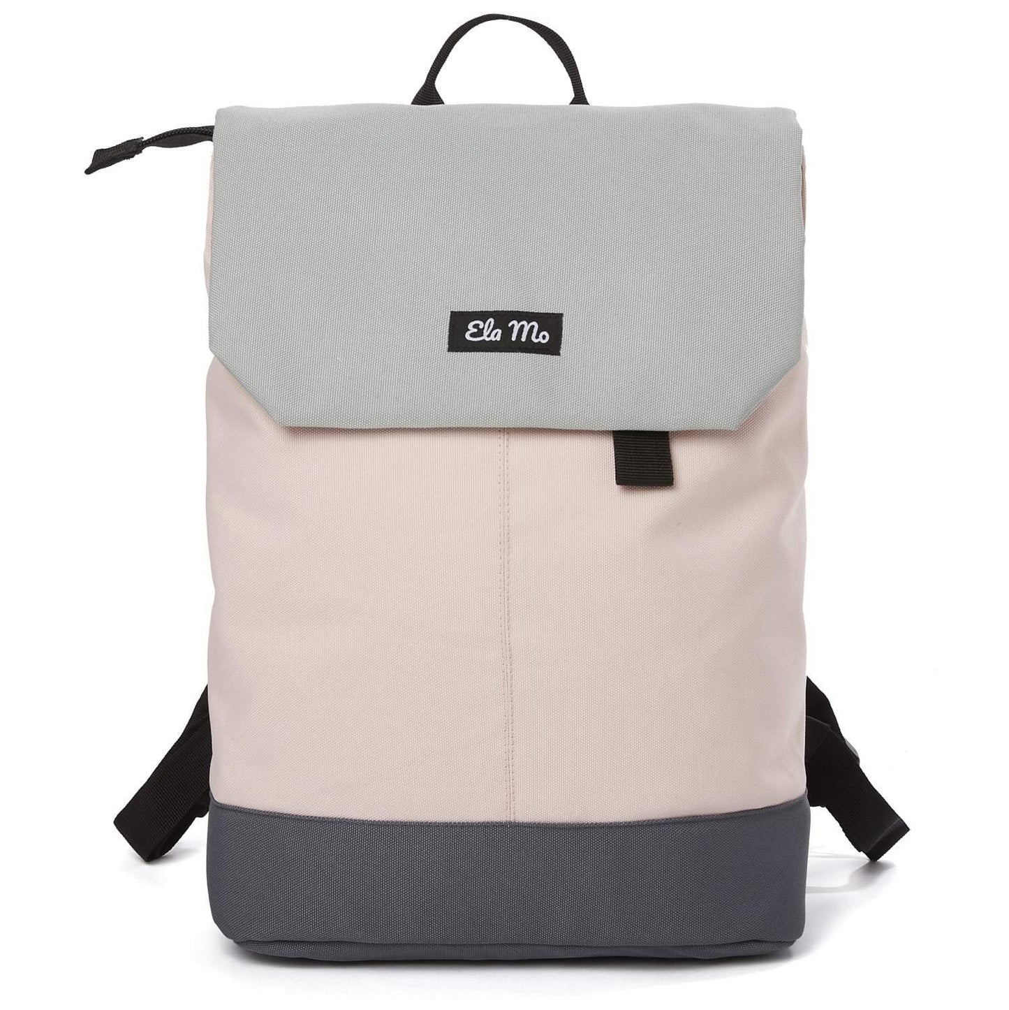 Ela Mo Rucksack Damen - Daypack schön u. durchdacht - Laptop Rucksäcke für Frauen - Anti Diebstahl Tasche für Schule, Uni, Business (Salmon)