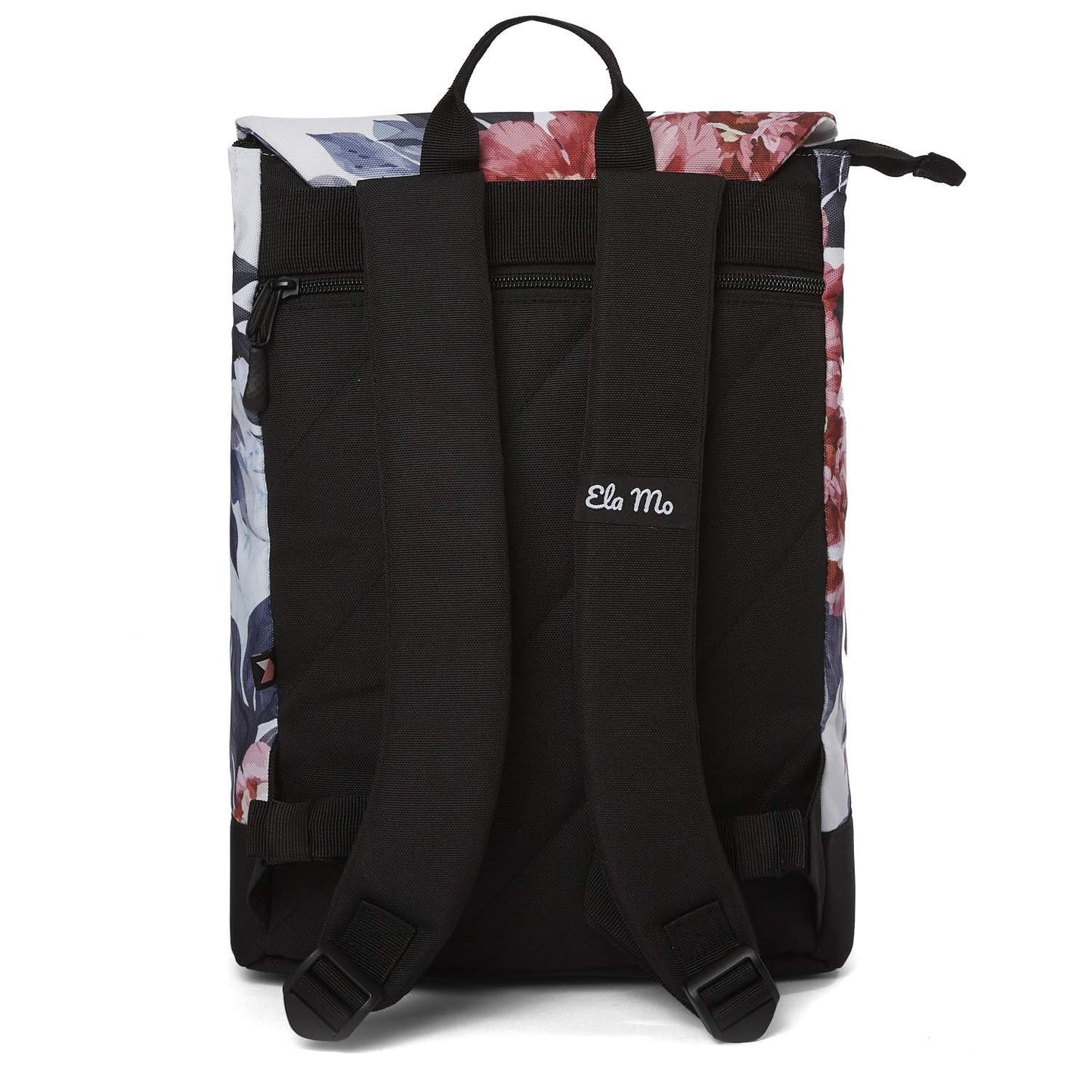 Ela Mo Rucksack Damen - Daypack schön u. durchdacht - Laptop Rucksäcke für Frauen - Anti Diebstahl Tasche für Schule, Uni, Business (Salmon)