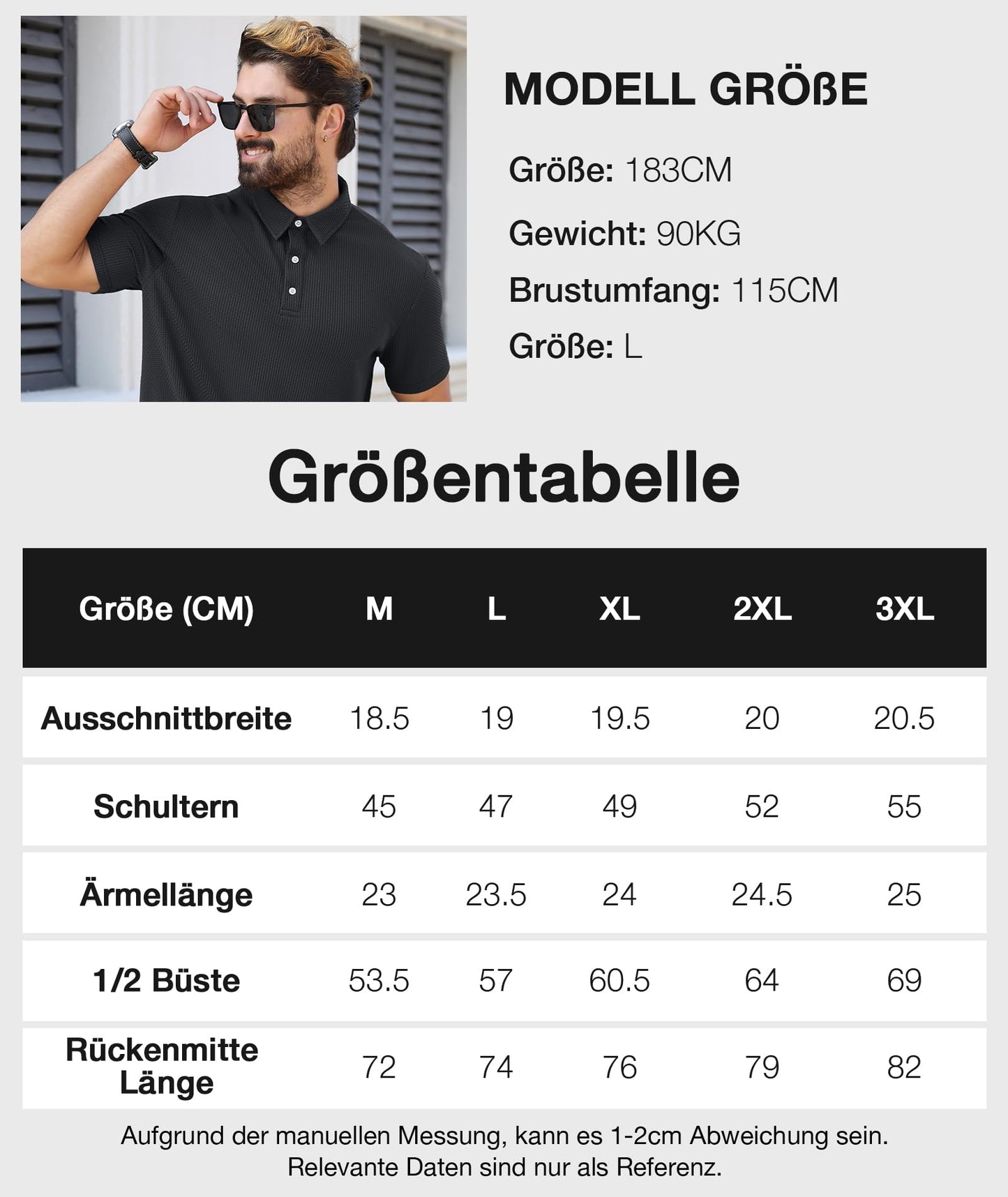 SwissWell Poloshirt Herren Kurzarm Golf Tennis Polo Shirts Männer Sommer Polohemd Atmungsaktiv T-Shirt für Herren