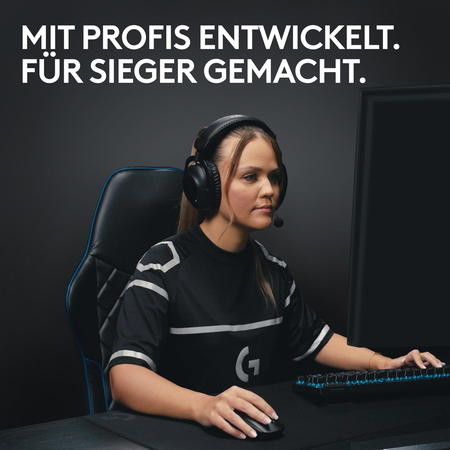 Logitech G PRO X SUPERLIGHT 2 LIGHTSPEED Kabellose Gaming-Maus, West Europa Verpackung, Lightweight, 60g, 8K-Abrufrate, 44K DPI, 5 programmierbare Tasten, USB-C, PC & Mac - Schwarz