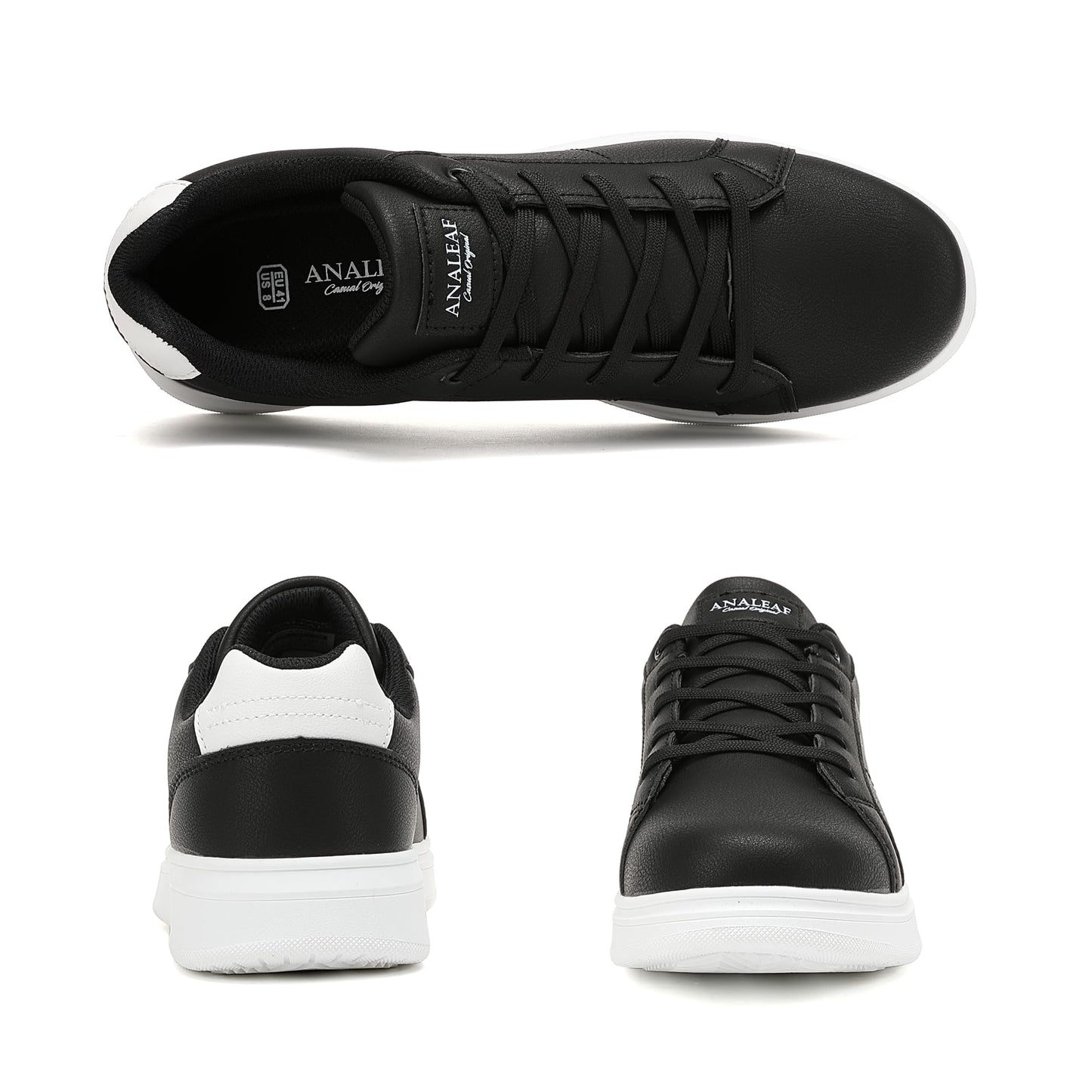 ANALEAF Herren Schuhe Sneakers Freizeitschuhe Leichte Trainers Walkingschuhe Größe 41-46 EU