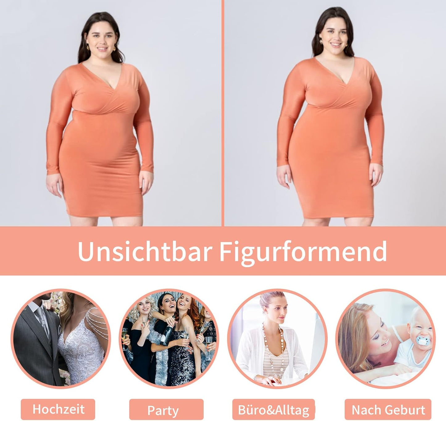 YARRCO Bauchweg Unterhose Damen Miederslips Shapewear Miederhose Hohe Taille Body Shaper Unterwäsche