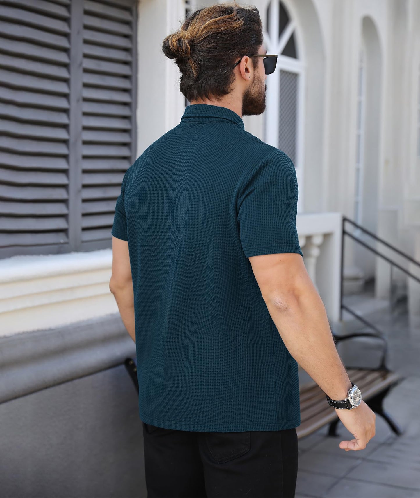 SwissWell Poloshirt Herren Kurzarm Golf Tennis Polo Shirts Männer Sommer Polohemd Atmungsaktiv T-Shirt für Herren