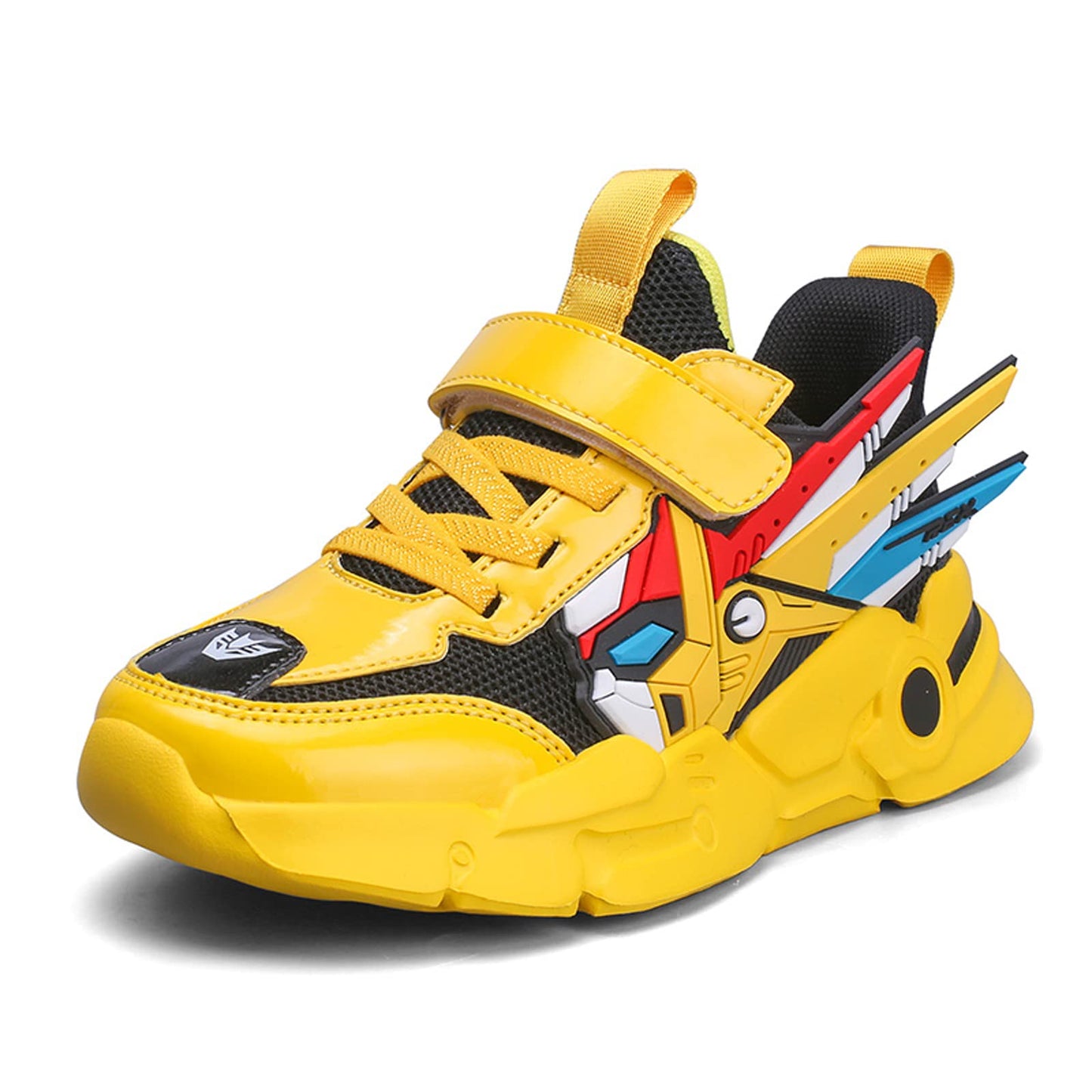 Laufschuhe Kinder Turnschuhe Jungen Mädchen Leicht Klettverschluss Sportschuhe Atmungsaktiv Mesh Sneakers Freizeit Schuhe 27-39