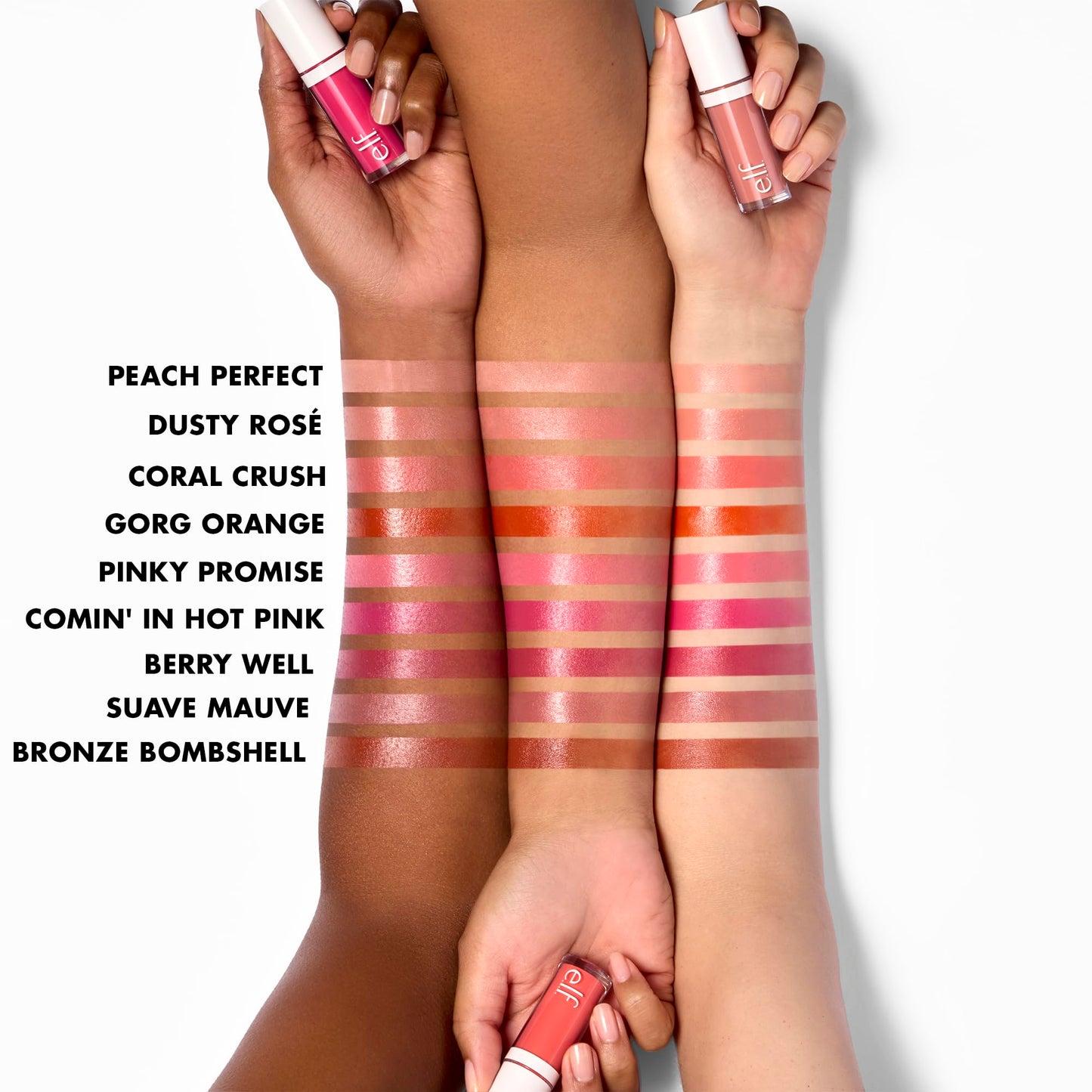 e.l.f. Camo Liquid Blush, Langanhaltendes Flüssiges Rouge Für Hochpigmentierte Farbe, Sorgt Für Ein Weiches, Taufrisches Finish, Vegan & Tierversuchsfrei, Dusty Rosé