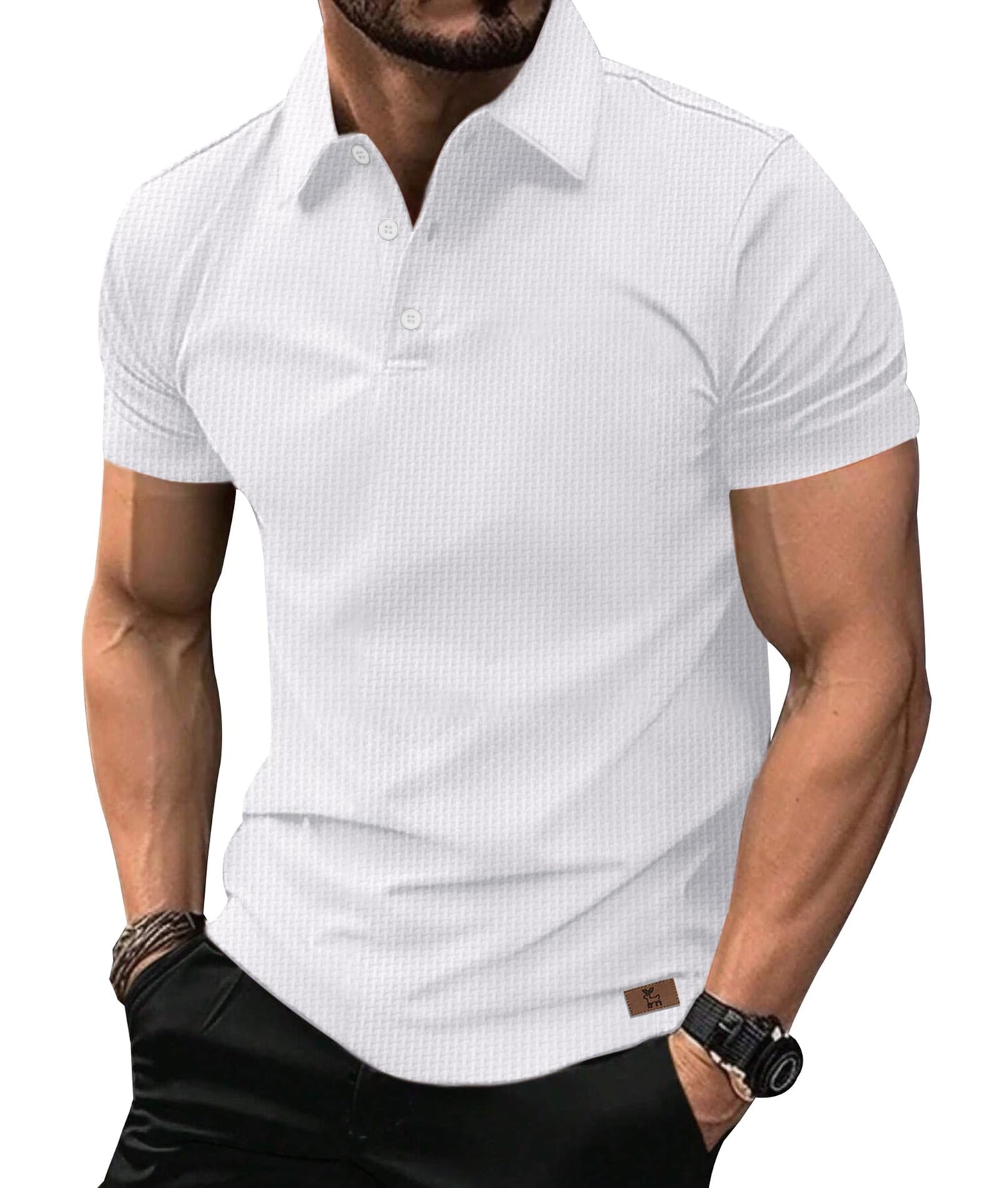 SwissWell Poloshirt Herren Kurzarm Golf Tennis Polo Shirts Männer Sommer Polohemd Atmungsaktiv T-Shirt für Herren