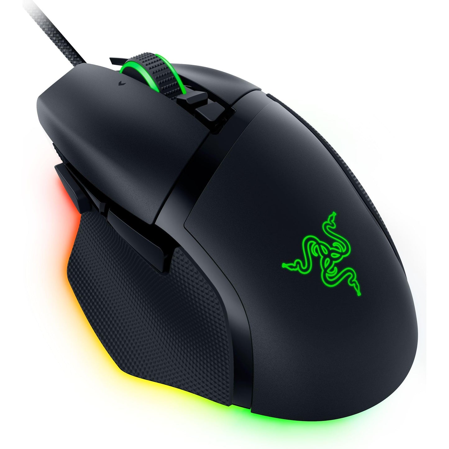 Razer Basilisk V3 - Kabelgebundene, anpassbare Gaming Maus mit Chroma RGB für PC/Mac (10+1 programmierbare Tasten, neigbares HyperScroll Mausrad, ergonomisches Design) Schwarz