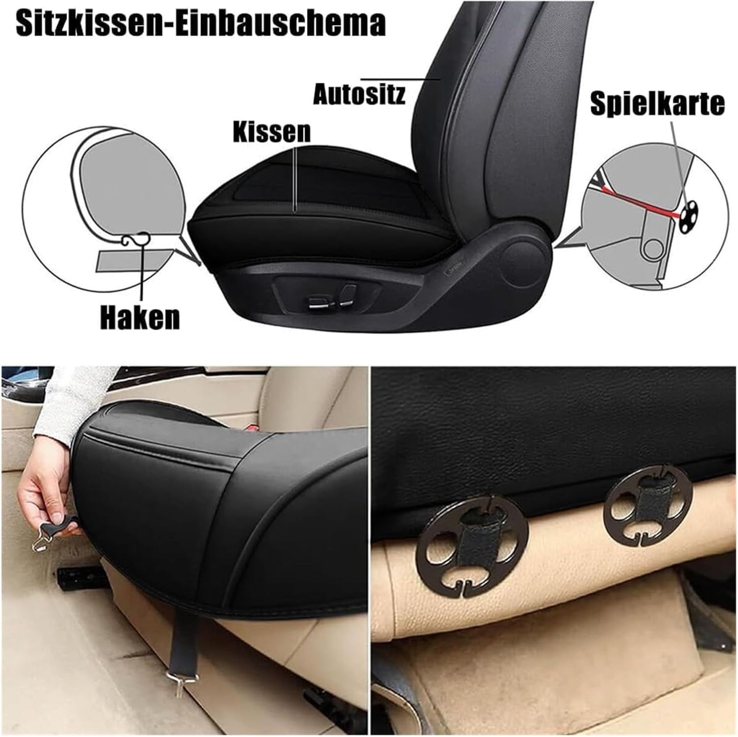Auto Leder Sitzbezüge Sets für BMW X1 X3 X4 X5 X6 1/3/4/5/6/7 F25 F10 E83 E84 E70 E87 E90 E92 320I F11 F20 F15 F16 F30, Autositzbezüge Sets rutschfest Wasserdicht Atmungsaktiv Bequem Seat Schonbezüge