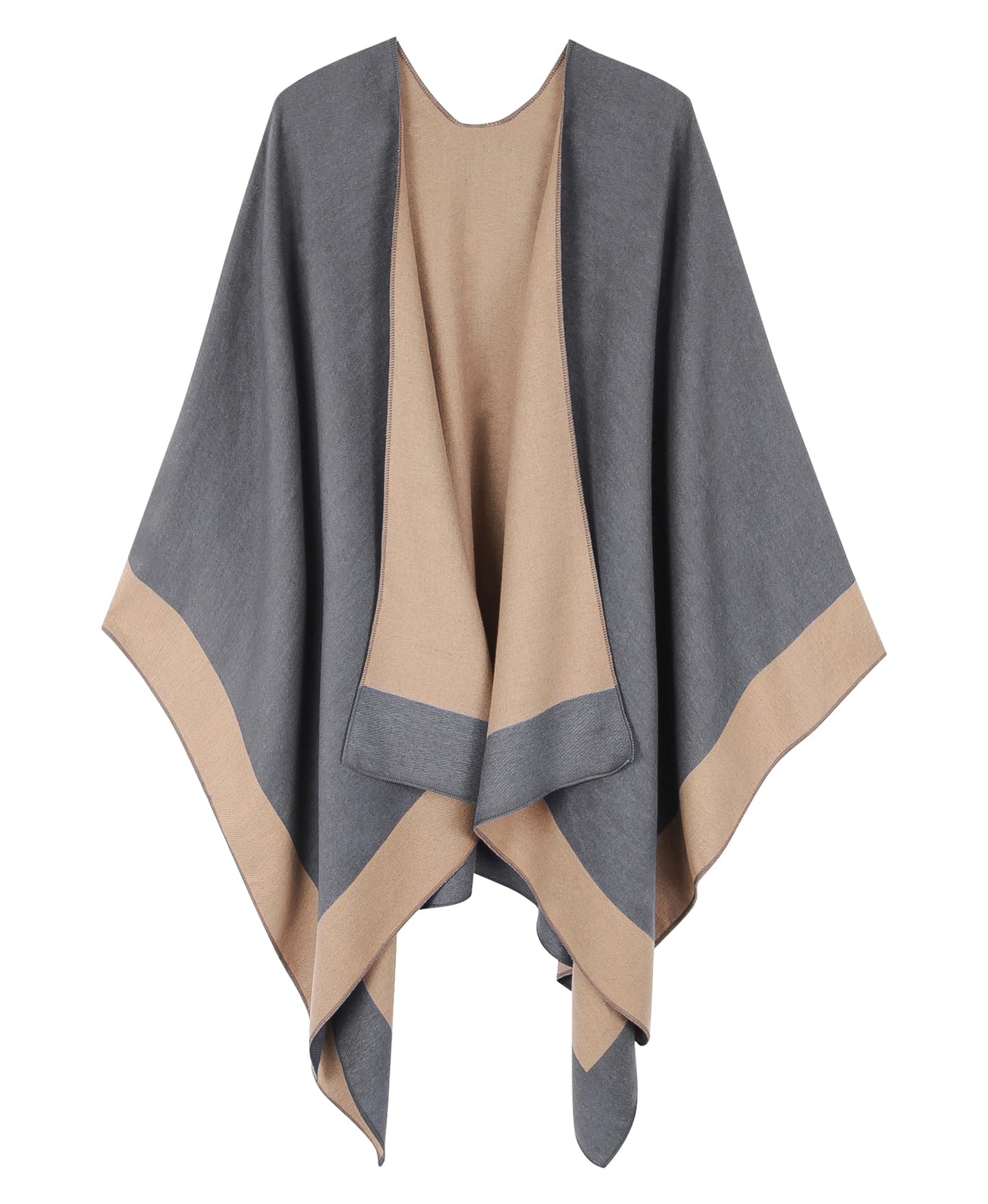DiaryLook Damen Poncho Schal Winter Cardigan Übergroße Cape Elegant Poncho Für Frauen Umhang Damen Warm Geschenk Für Mutter