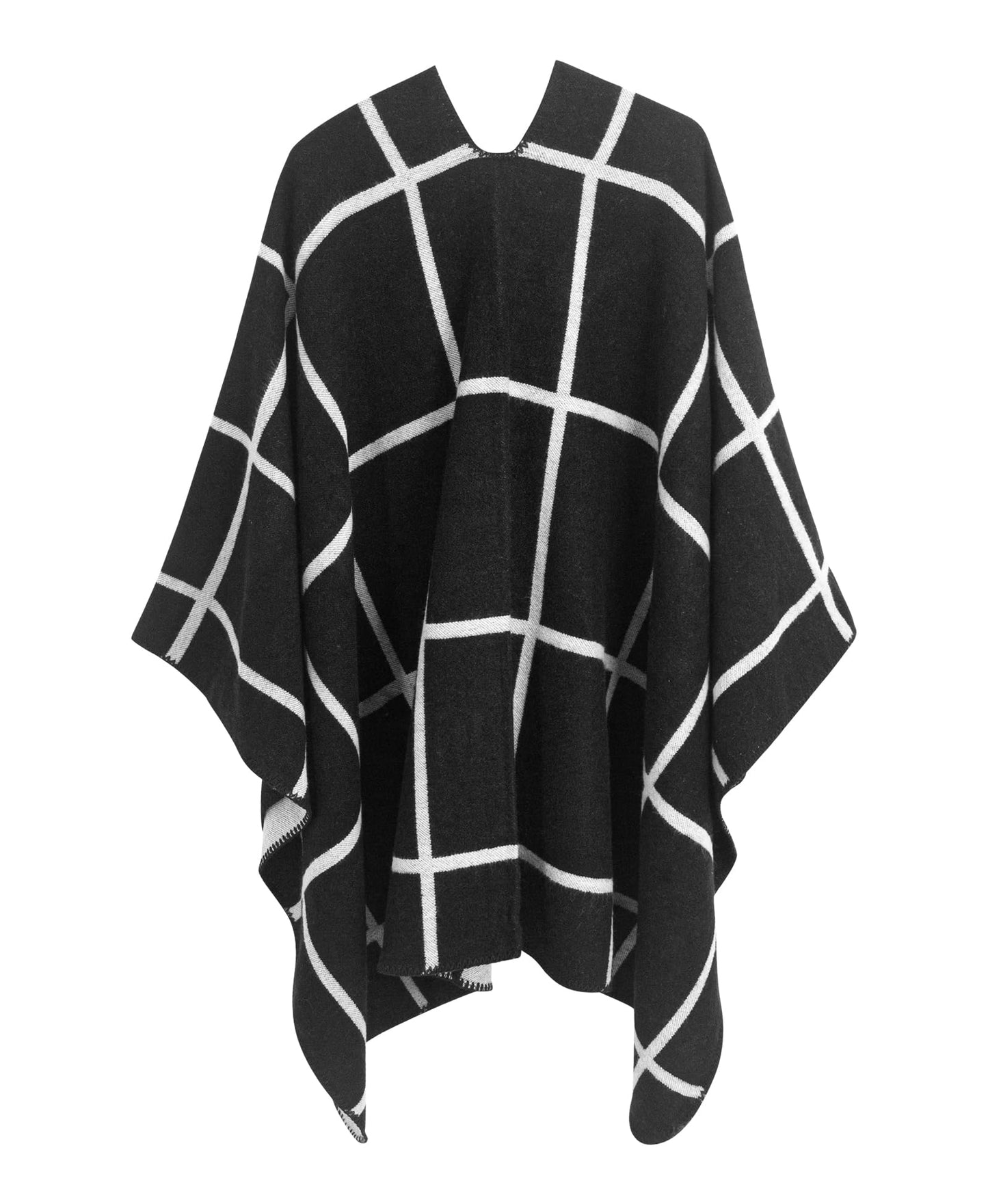 DiaryLook Damen Poncho Schal Winter Cardigan Übergroße Cape Elegant Poncho Für Frauen Umhang Damen Warm Geschenk Für Mutter