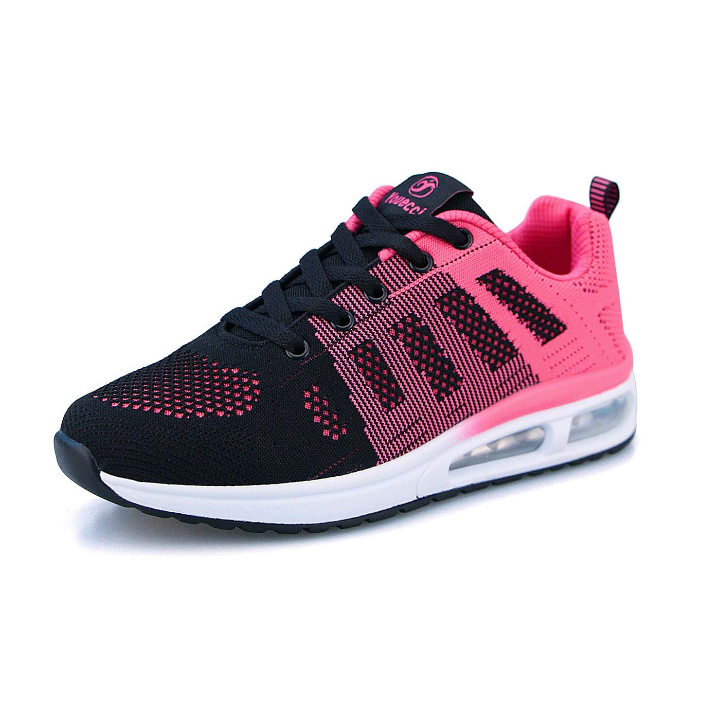 ANBIWANGLUO Damen Turnschuhe Sportliche Laufschuhe Schnürschuhe Atmungsaktive Outdoor Cross Trainer zum Joggen
