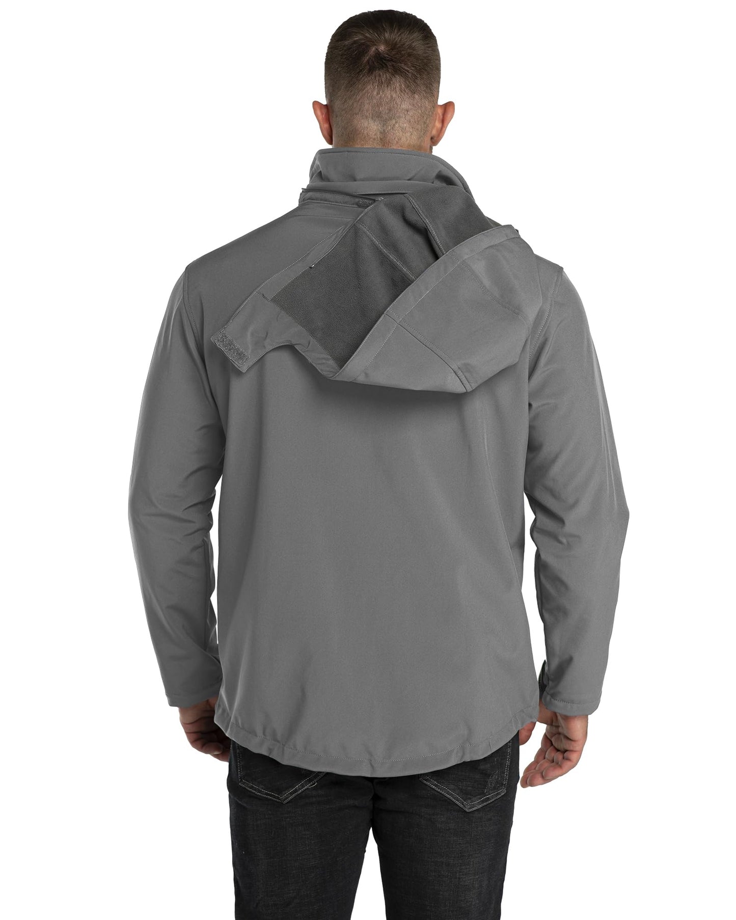 33,000ft Softshelljacke für Herren Wasserdicht Winterjacke Winddicht Warme Fleece Gefüttert Windbreaker Funktionsjacke Outdoorjacke für Wandern Fahrrad Camping