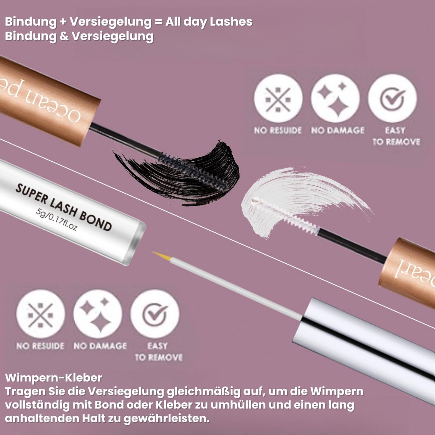 Wimpern Extensions 120 Büschel DIY Lash Extension Set Einzelne Wimpern mit Wimpernkleber und Pinzette für Anfänger Wimpernverlängerung zu Hause Individual Lashes 10-16mm C/D Curl - OP01