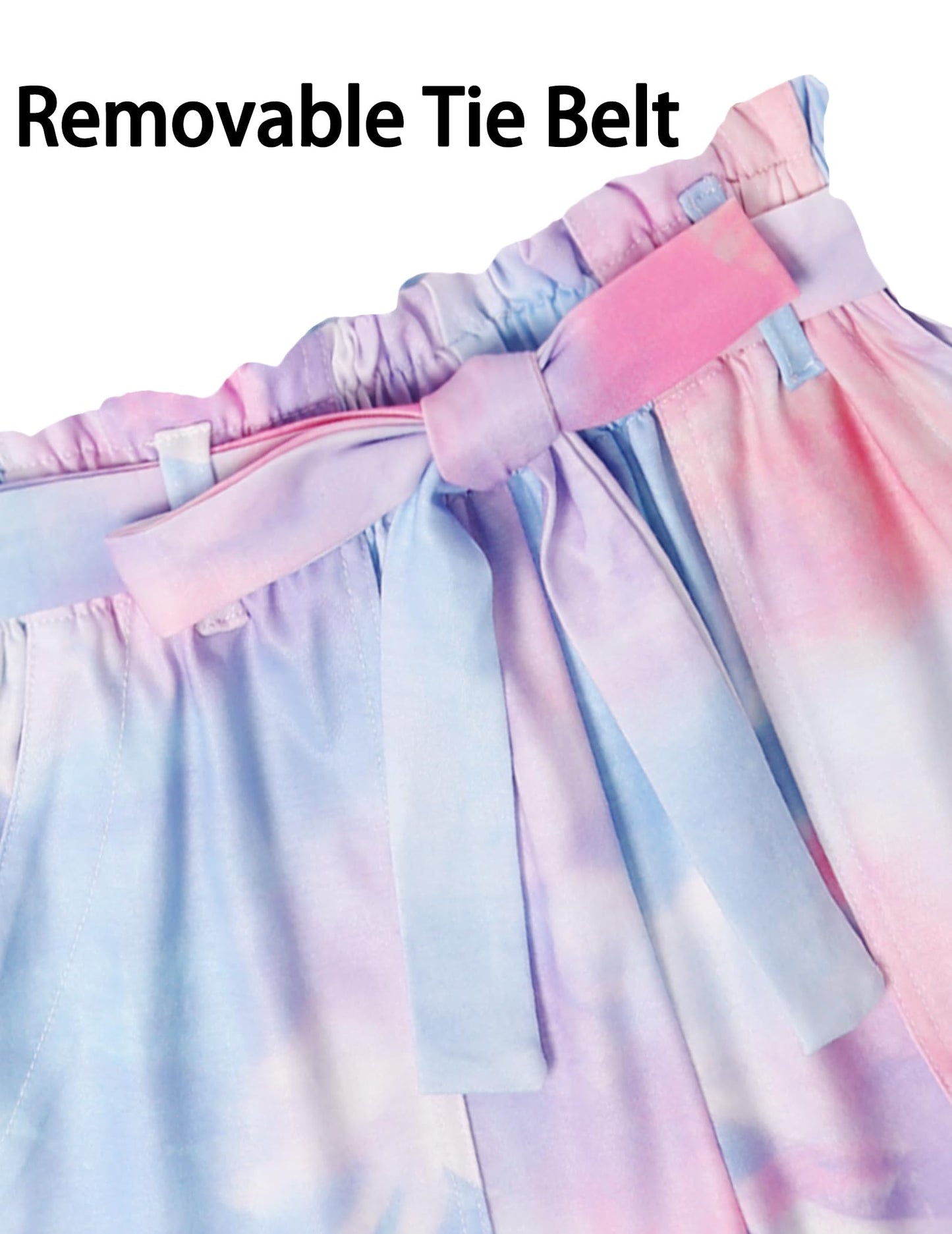 Arshiner Mädchen Tshirt mit Shorts Set Sommer Kinder Bekleidungssets Freizeit Mode überschnittenen Schultern Shirts Zweiteiliges Kleidung Sets für Mädchen 6-14 Jahre