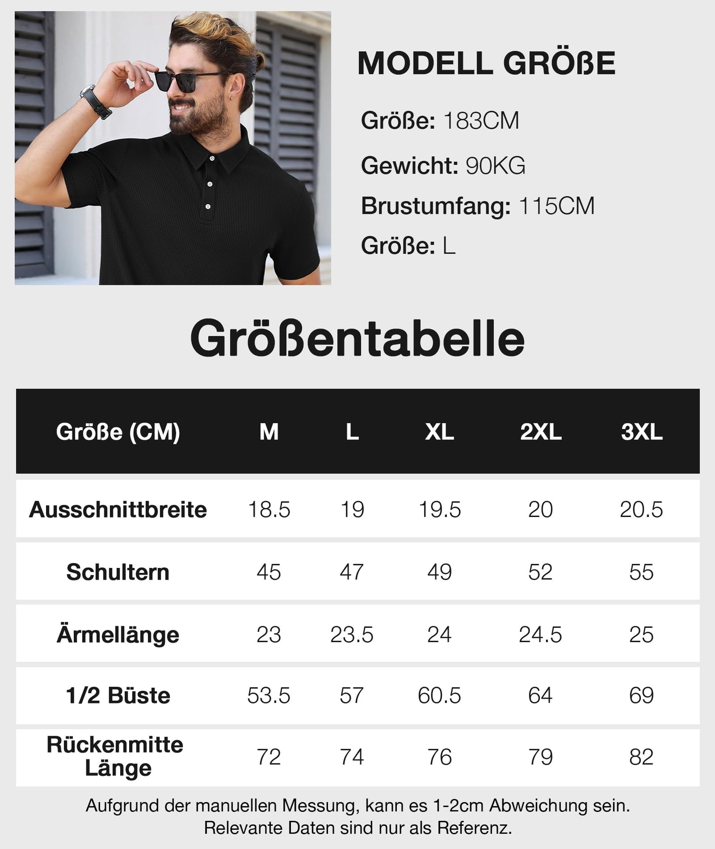 SwissWell Poloshirt Herren Kurzarm Golf Tennis Polo Shirts Männer Sommer Polohemd Atmungsaktiv T-Shirt für Herren