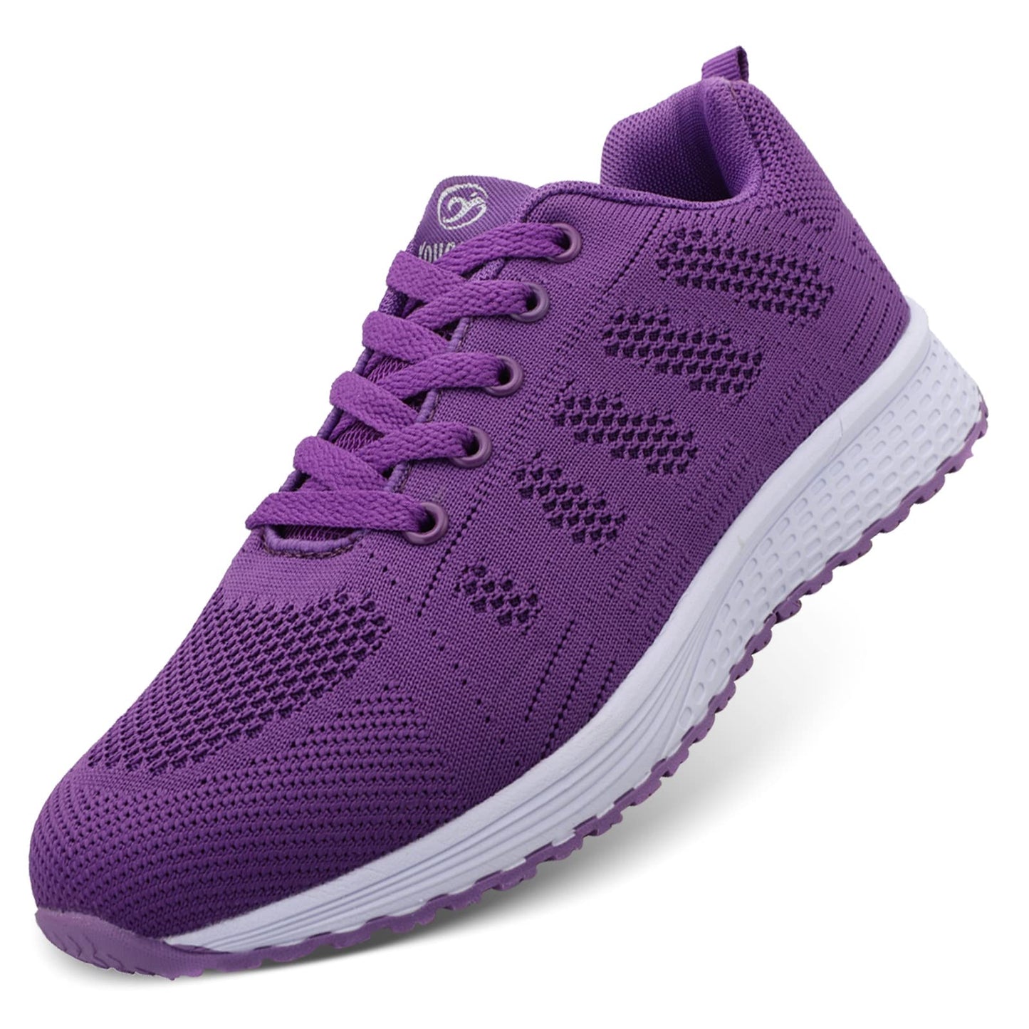 ANBIWANGLUO Damen Turnschuhe Sportliche Laufschuhe Schnürschuhe Atmungsaktive Outdoor Cross Trainer zum Joggen