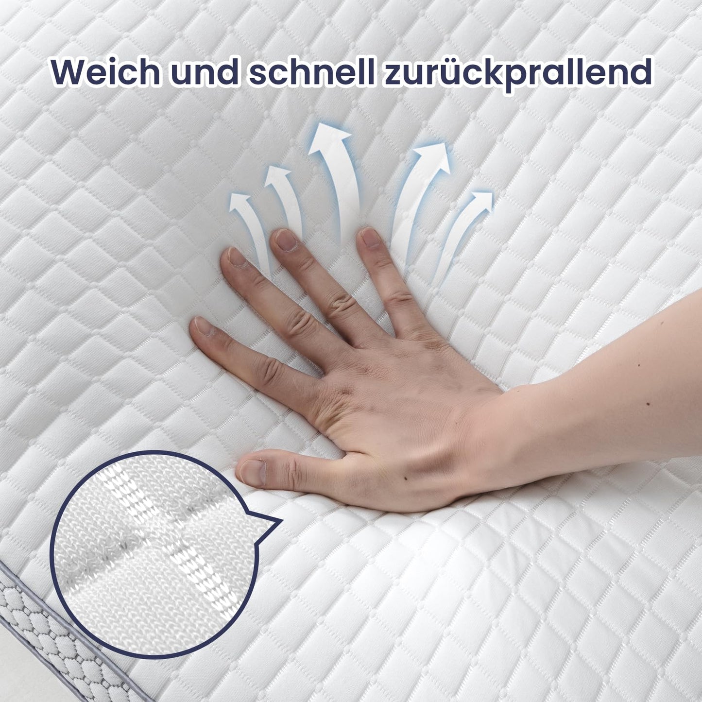 BedStory kopfkissen 40x80,Verstellbare Faserfüllung Kissen mit reißverschluss, Hotel Kissen 2er Set aus 950g x 2 mikrofaser, Waschbares nackenkissen für Allergiker, Seitenschläfer und Rückenschläfer