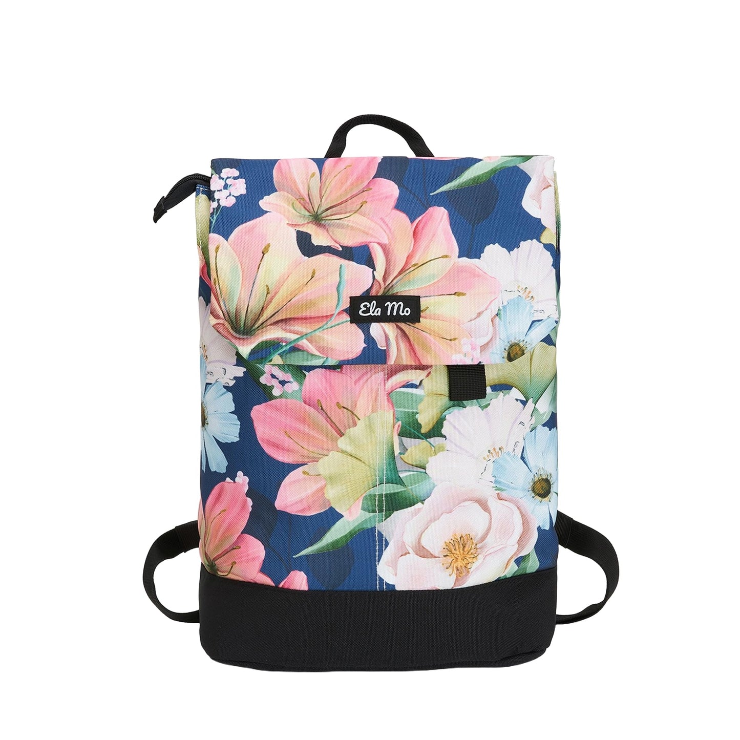 Ela Mo Rucksack Damen - Daypack schön u. durchdacht - Laptop Rucksäcke für Frauen - Anti Diebstahl Tasche für Schule, Uni, Business (Salmon)