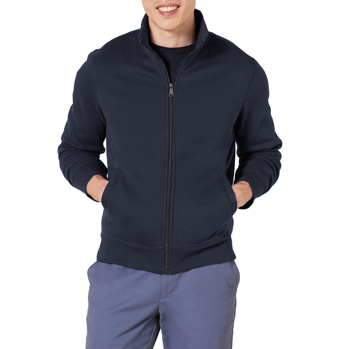 Amazon Essentials Mens Full Zip Fleece Jacket