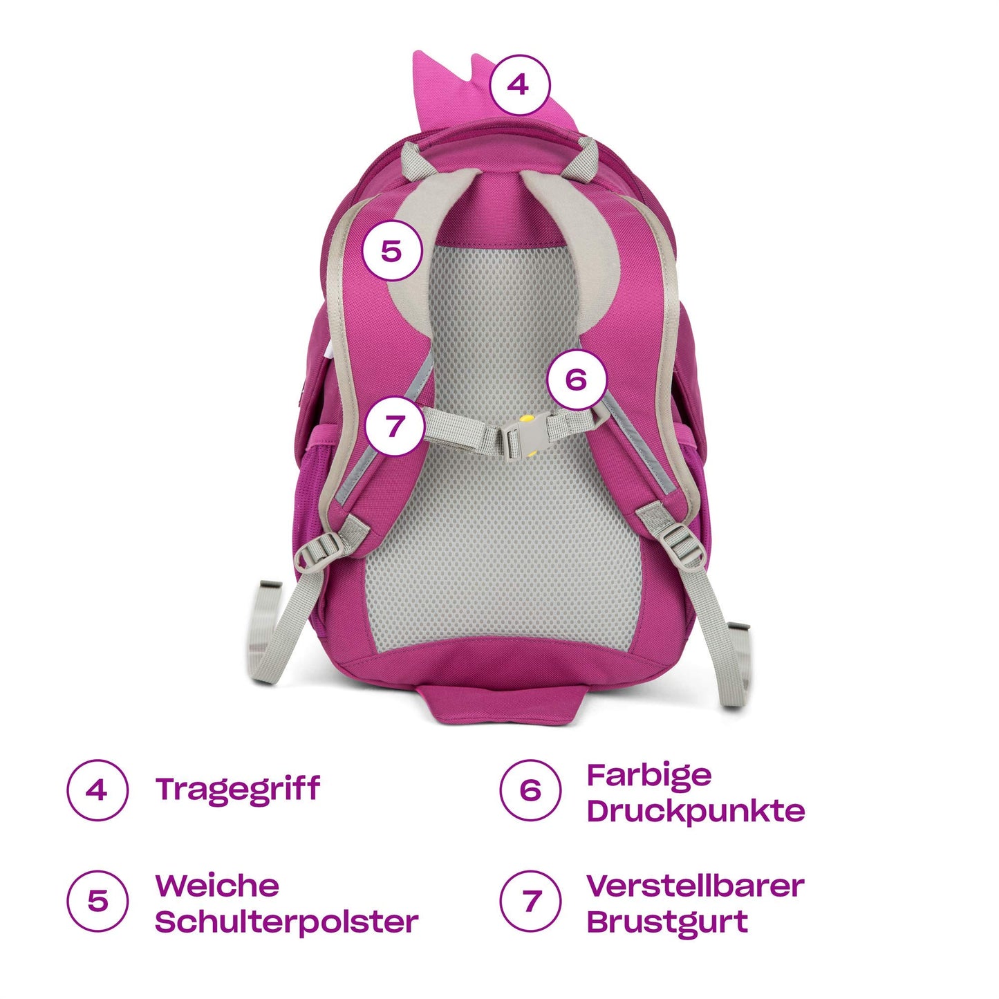 Affenzahn Großer Freund Kindergartenrucksack für 3-5 Jährige Kita Funktional 8L