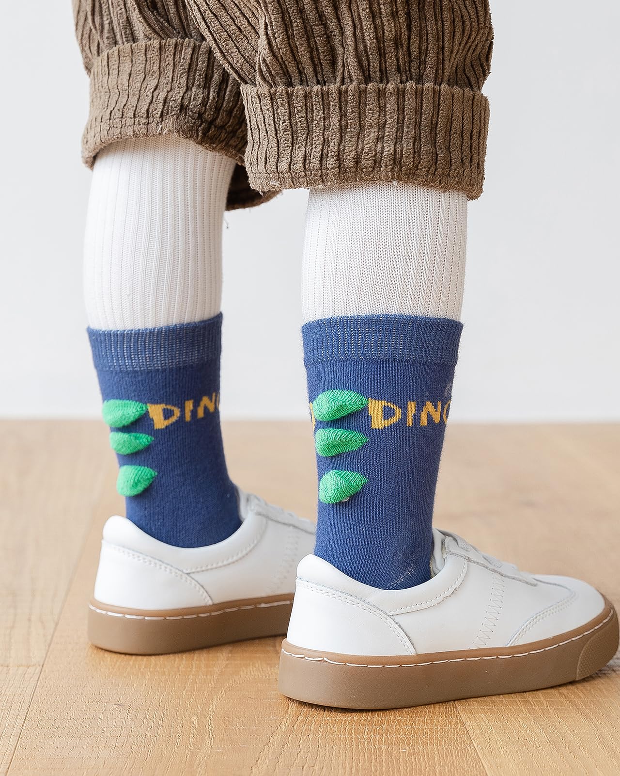 Kyopp 5 Paar Stoppersocken Kinder Baumwolle Socken Jungen Mädchen ABS Anti Rutsch Socken Tiermotive 25-37EU