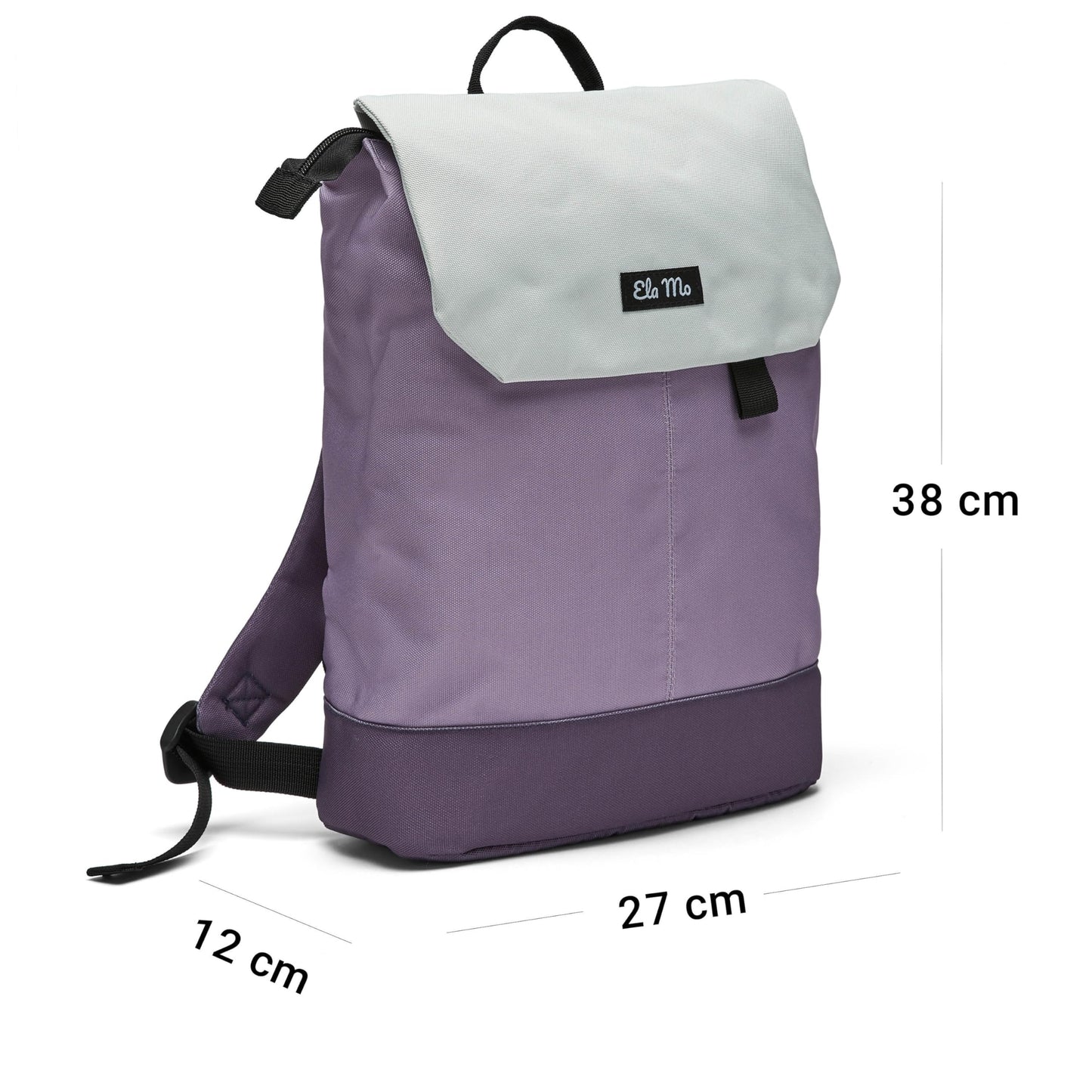 Ela Mo Rucksack Damen - Daypack schön u. durchdacht - Laptop Rucksäcke für Frauen - Anti Diebstahl Tasche für Schule, Uni, Business (Salmon)