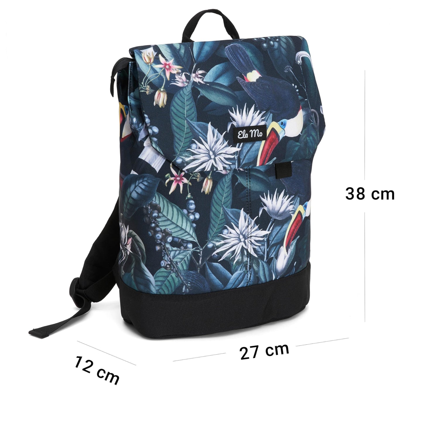 Ela Mo Rucksack Damen - Daypack schön u. durchdacht - Laptop Rucksäcke für Frauen - Anti Diebstahl Tasche für Schule, Uni, Business (Salmon)