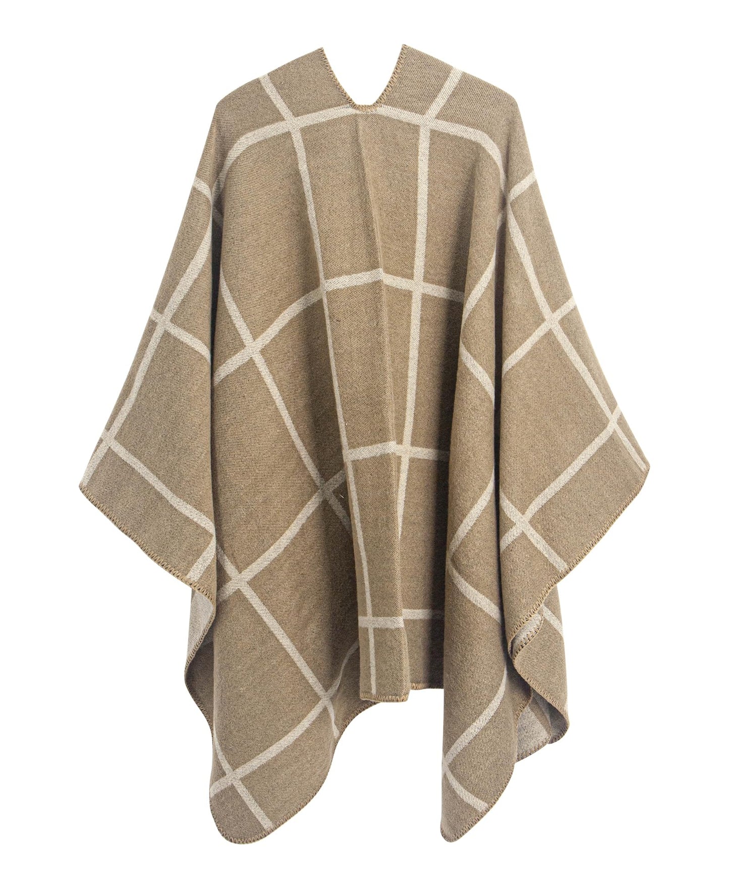 DiaryLook Damen Poncho Schal Winter Cardigan Übergroße Cape Elegant Poncho Für Frauen Umhang Damen Warm Geschenk Für Mutter