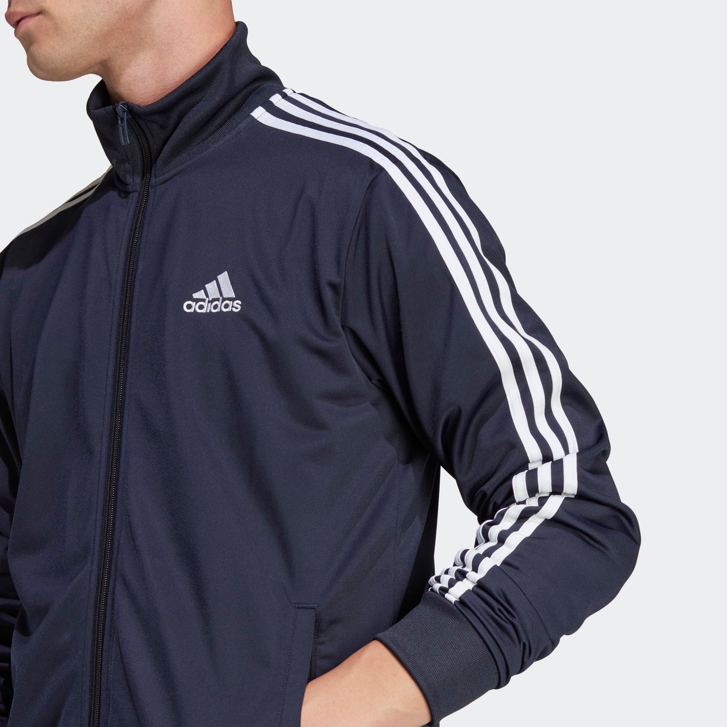 adidas Herren Sportswear Basic 3-stripes Tricot Trainingsanzug