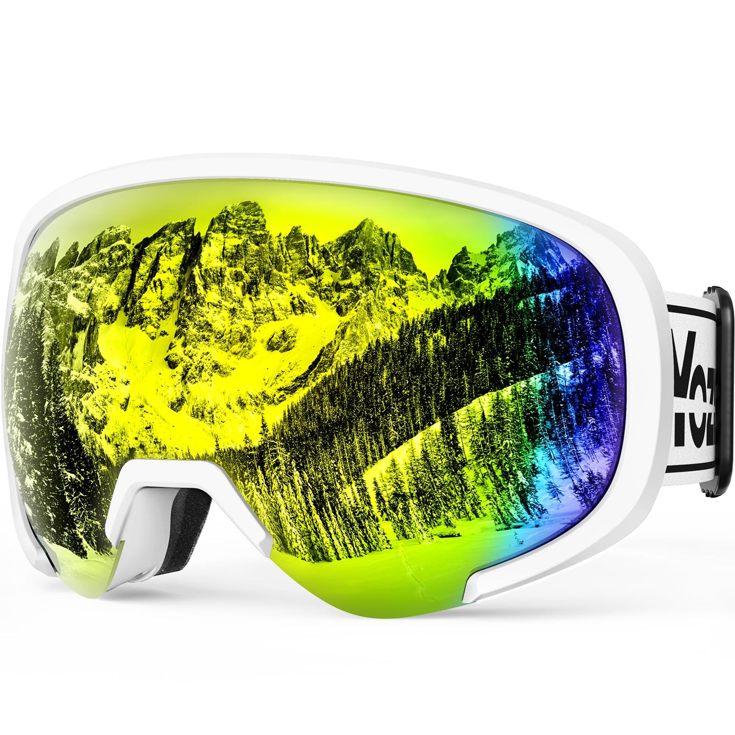 YOZISS OTG Ski Goggles for Men and Women, Magnetic Snowboard Goggles Anti-Fog & 100% UV Protection, OTG Ski Goggles Snow Goggles for Skiing & Winter Sports