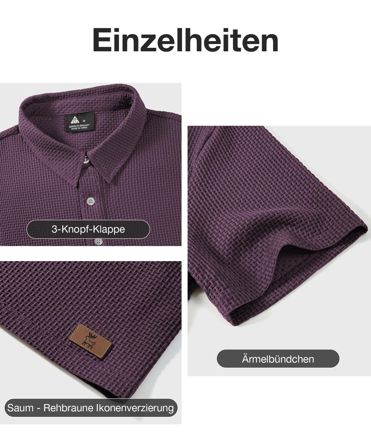 SwissWell Poloshirt Herren Kurzarm Golf Tennis Polo Shirts Männer Sommer Polohemd Atmungsaktiv T-Shirt für Herren