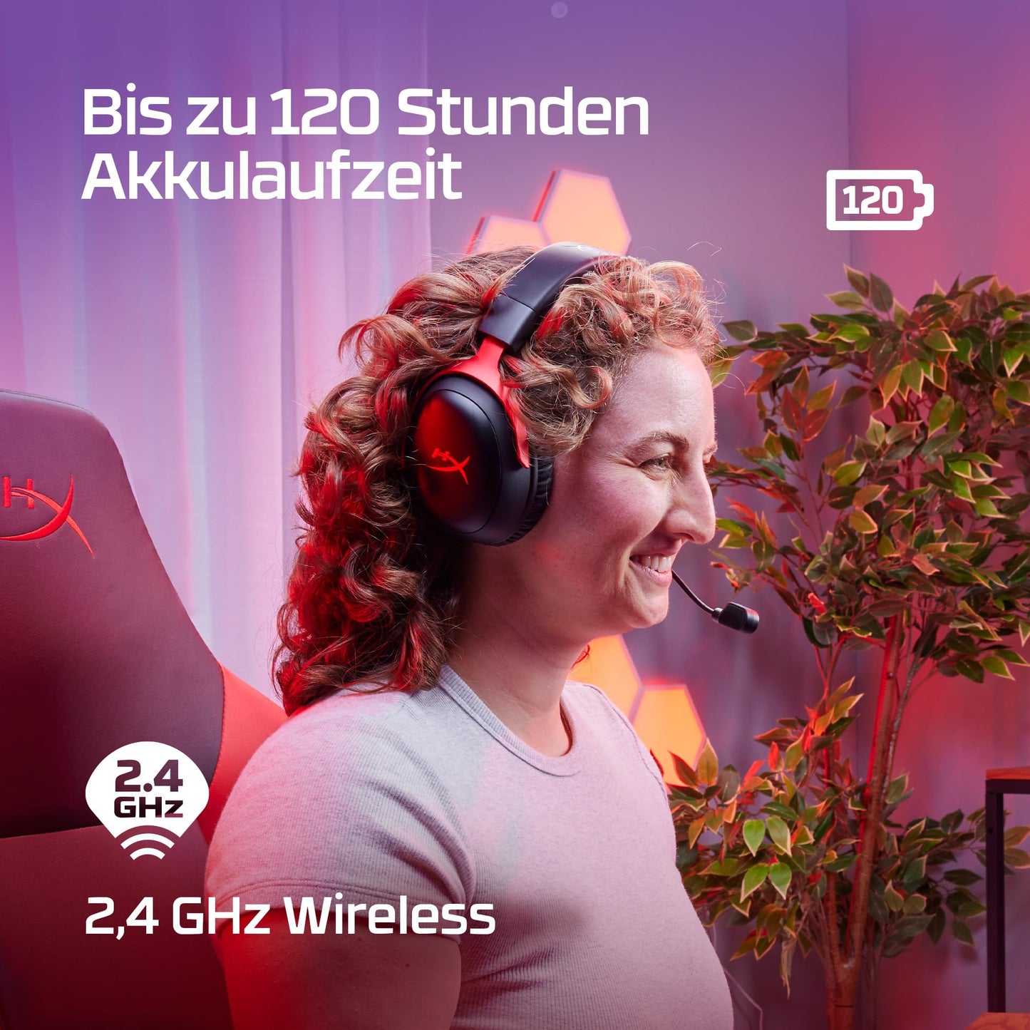 HyperX Cloud III – Kabelgebundenes Gaming-Headset, PC, PS5, Xbox Series X|S, abgewinkelte 53mm-Treiber, DTS, Memory-Schaum, Stabiler Rahmen, ultraklares 10mm-Mikrofon, USB-C, USB-A, 3,5mm, Schwarz