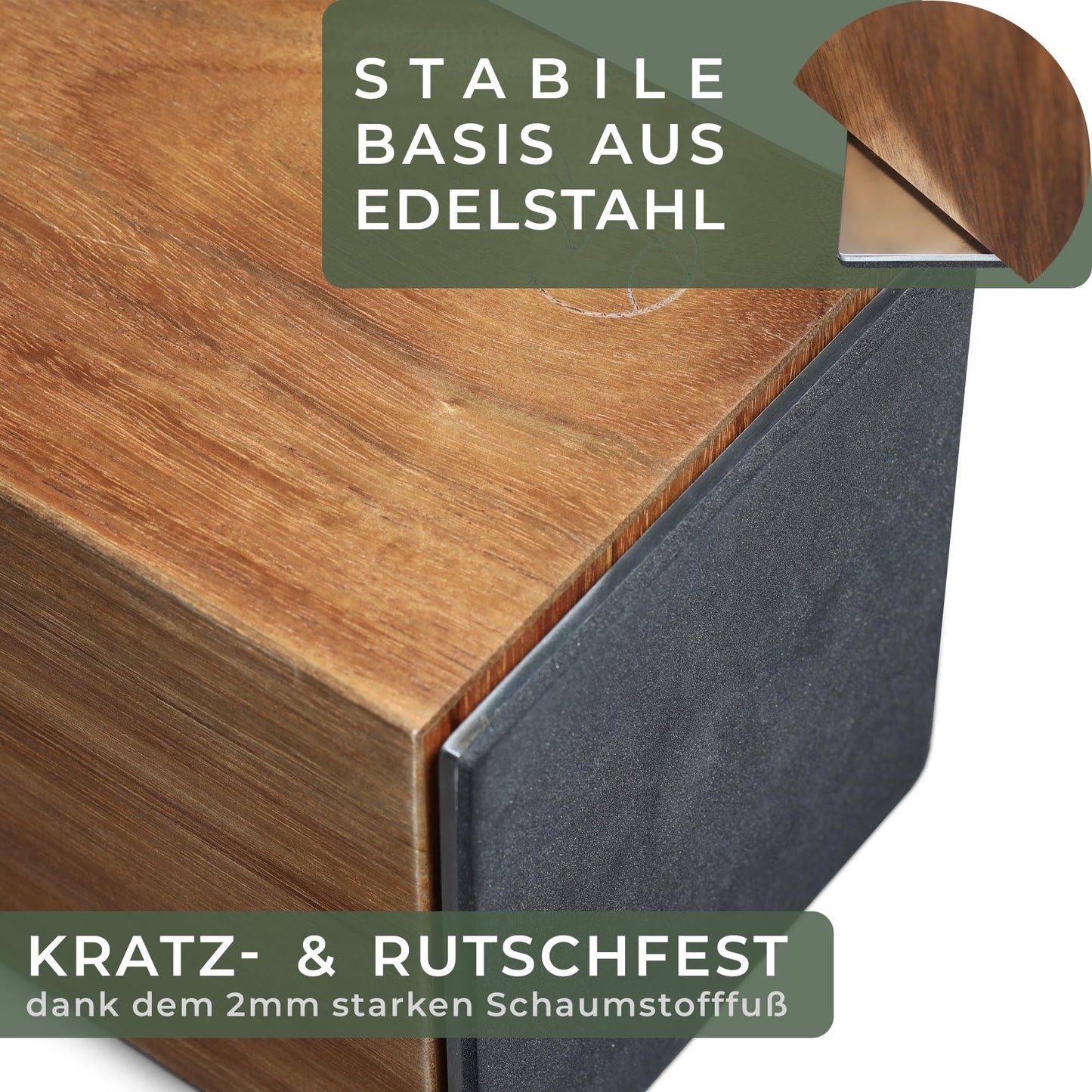 WALDWERK Küchenhelfer Set aus Teakholz - 4 teiliges Kochlöffel Set mit Pfannenwender, Holzlöffel, Nudelschöpfer und Halterung - Kochlöffel Holz - Pfannenwender Holz - Kochutensilien Set