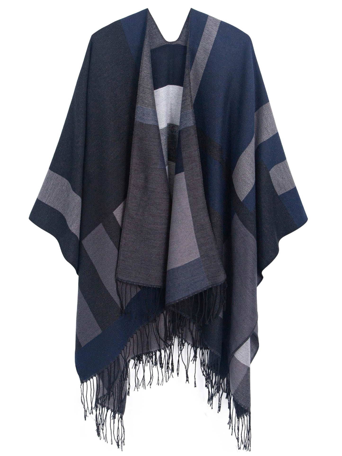 DiaryLook Damen Poncho Schal Winter Cardigan Übergroße Cape Elegant Poncho Für Frauen Umhang Damen Warm Geschenk Für Mutter