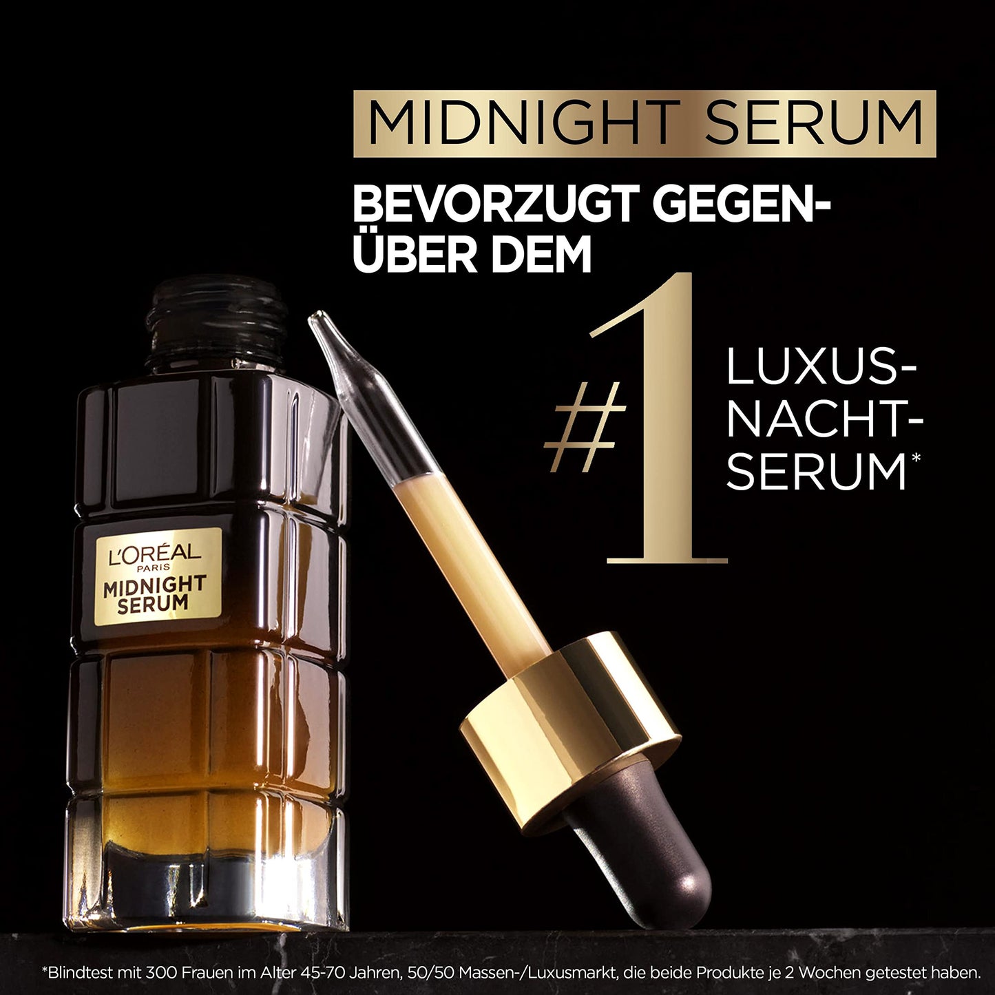 L'Oréal Paris Midnight Serum für Frauen: Zell-Regeneration über Nacht & schützt vor freien Radikalen am Tagfür weniger Falten, glattere und jüngere Haut, Age Perfect Zell Renaissance1x 30ml