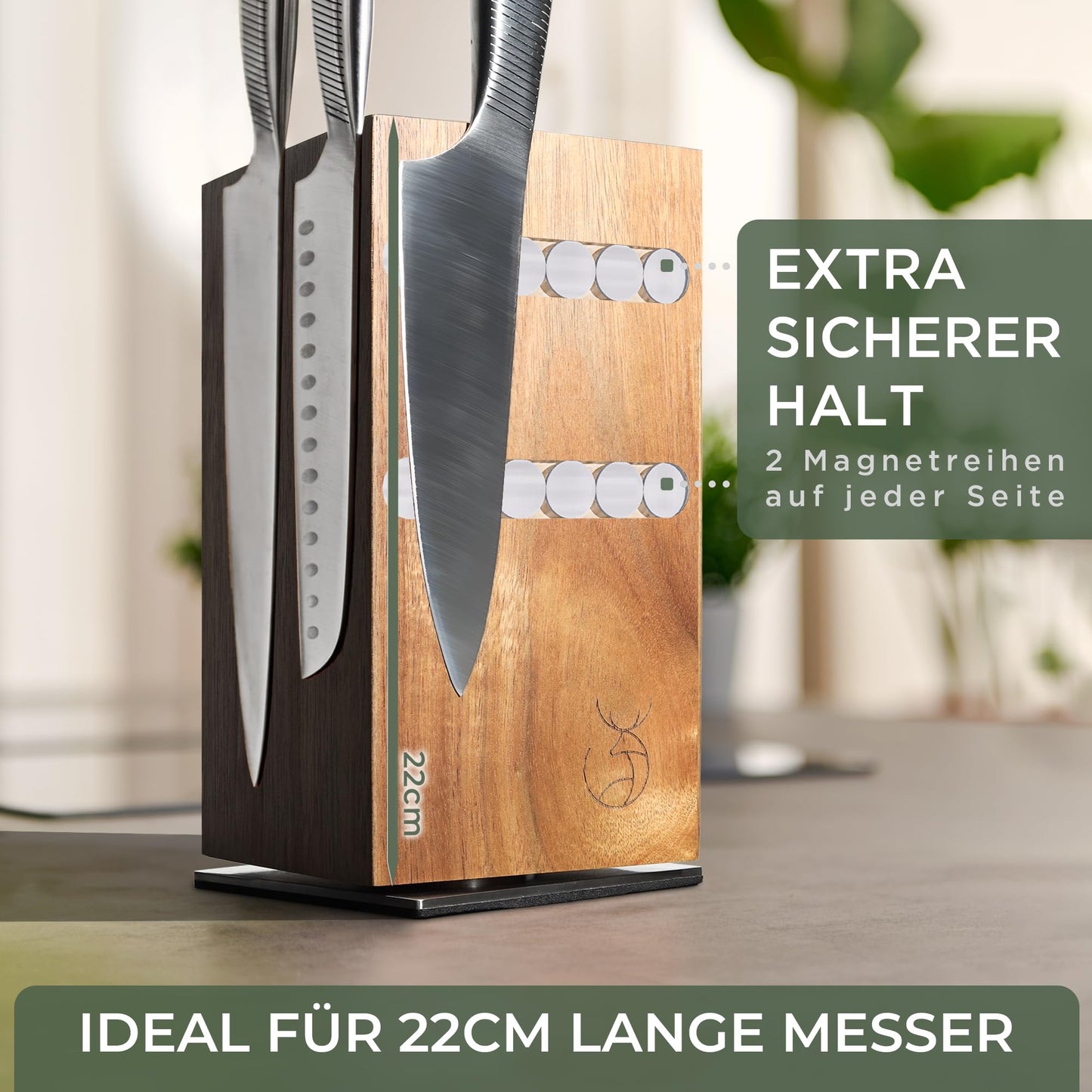 WALDWERK Küchenhelfer Set aus Teakholz - 4 teiliges Kochlöffel Set mit Pfannenwender, Holzlöffel, Nudelschöpfer und Halterung - Kochlöffel Holz - Pfannenwender Holz - Kochutensilien Set